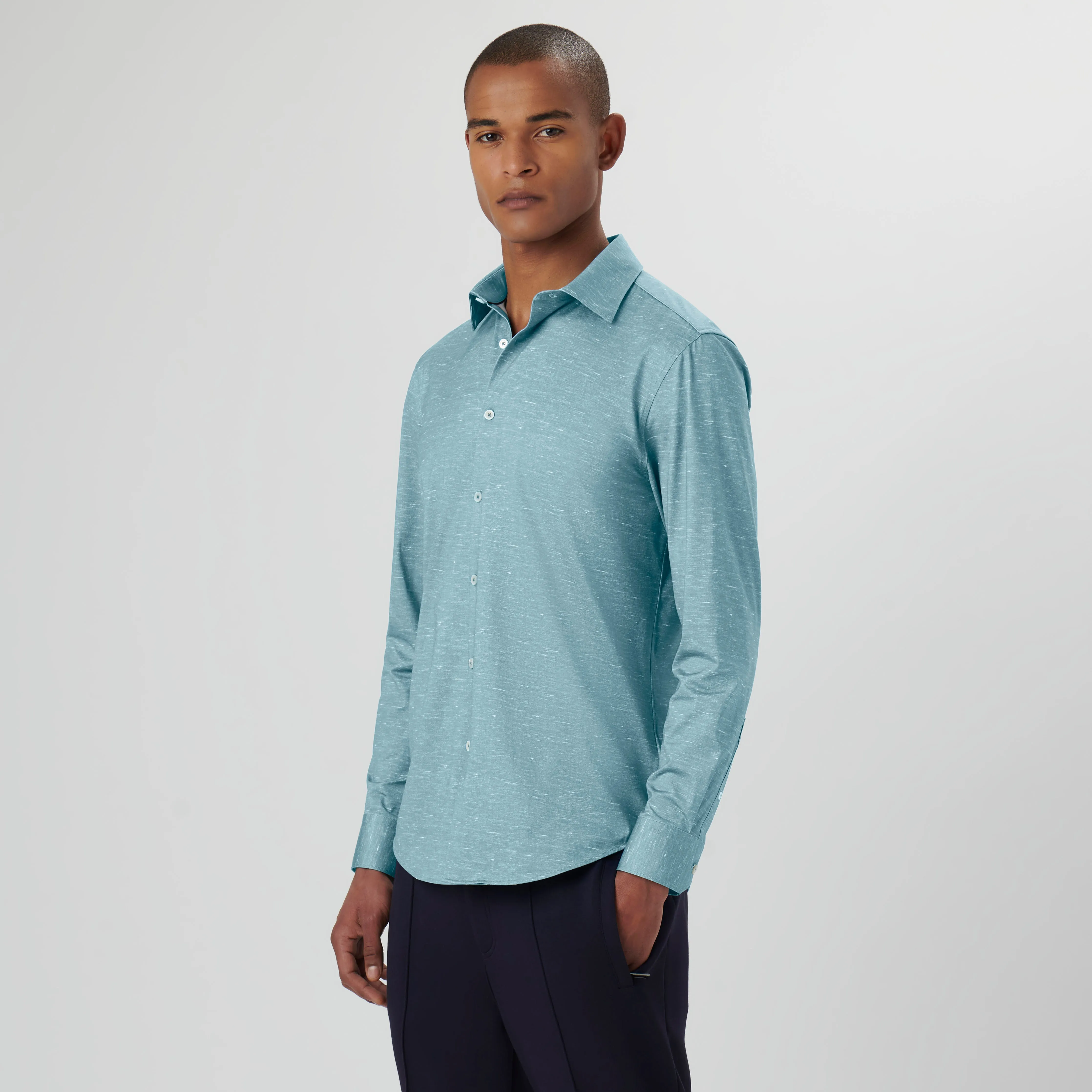 James Melange OoohCotton Shirt sold by Bugatchi product image thumbnail 3