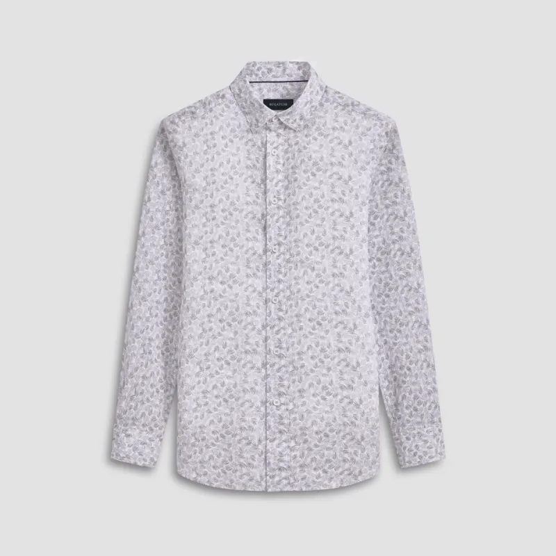 Julian Leaf Print Shirt sold by Bugatchi