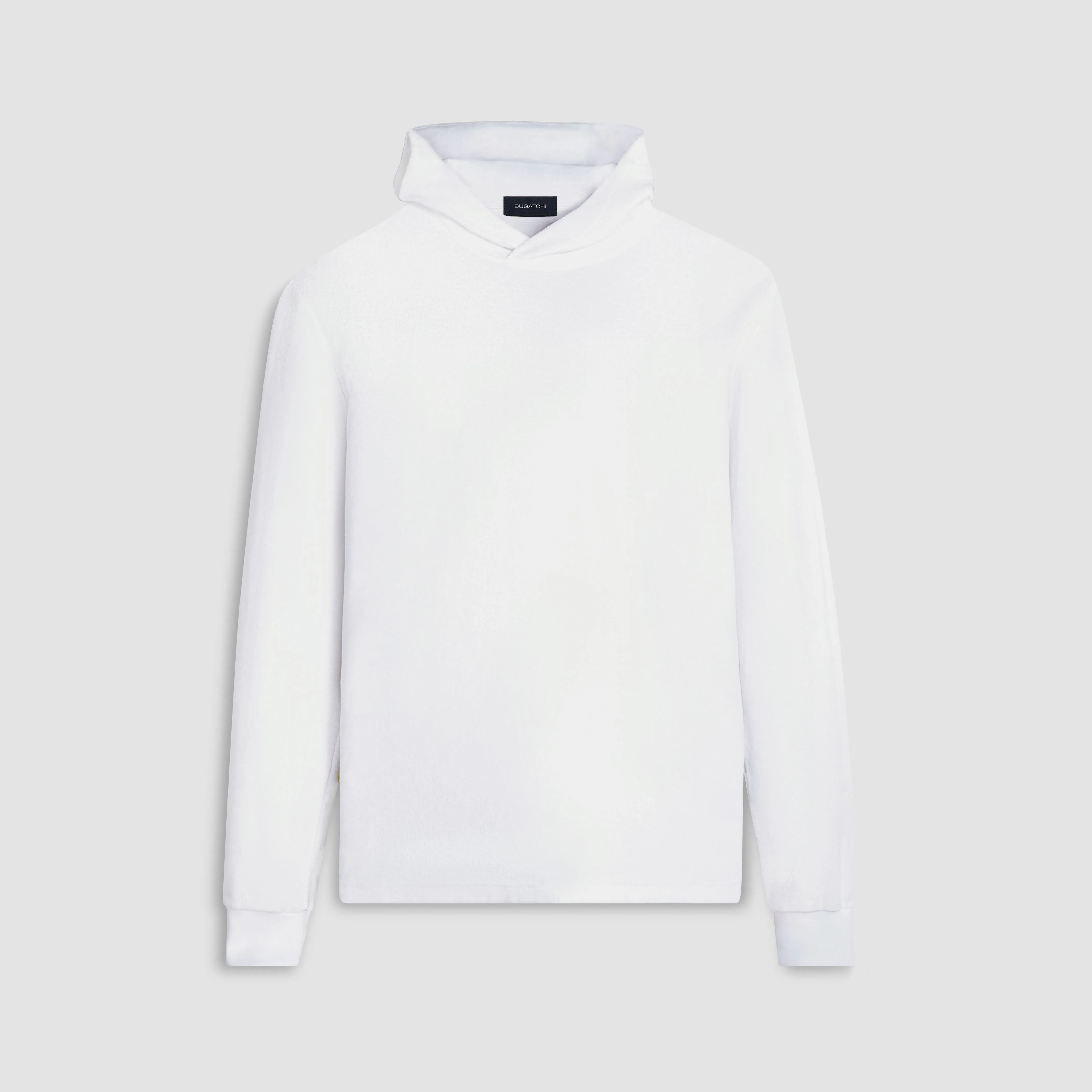 Towelling French Terry Hoodie sold by Bugatchi