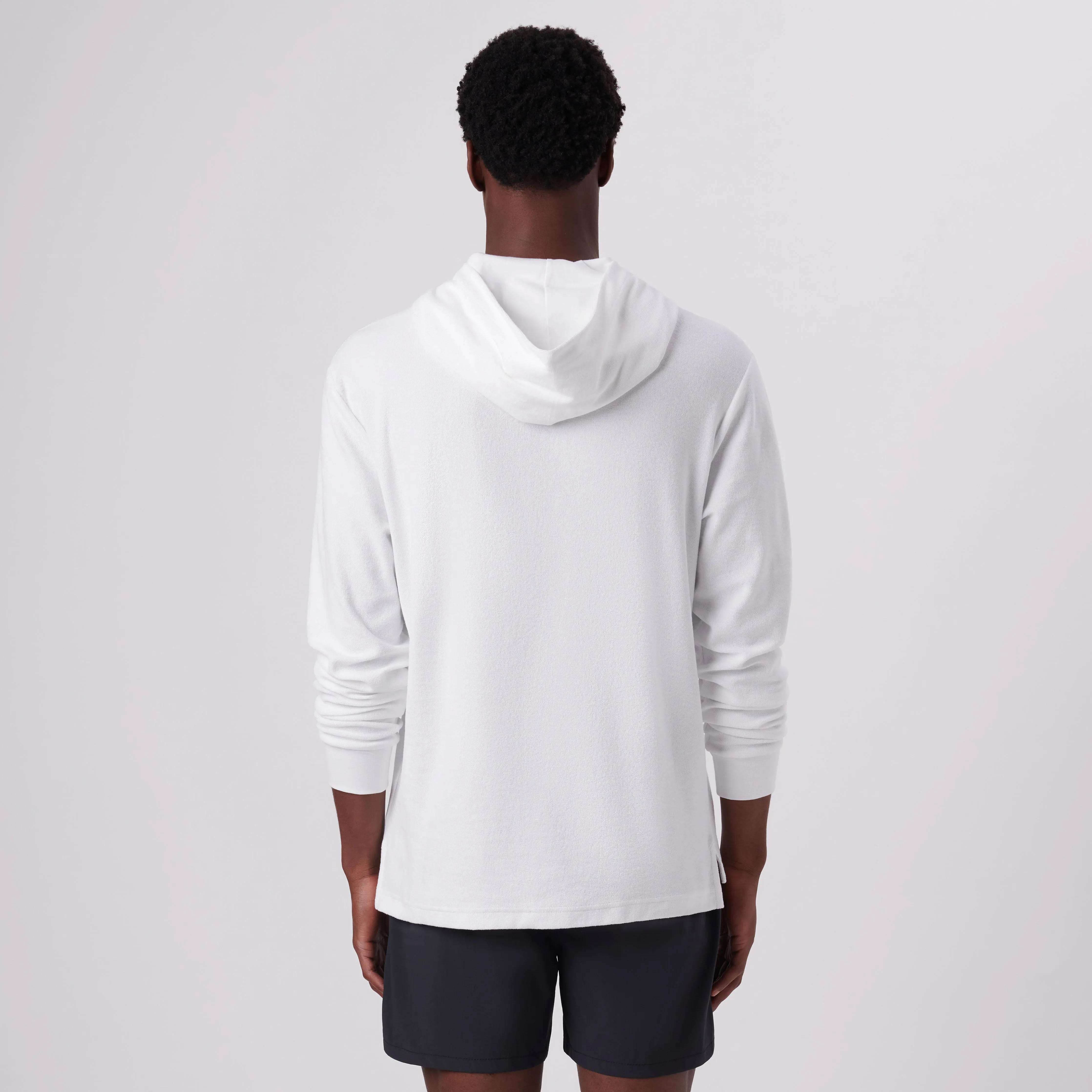 Towelling French Terry Hoodie sold by Bugatchi product image thumbnail 4