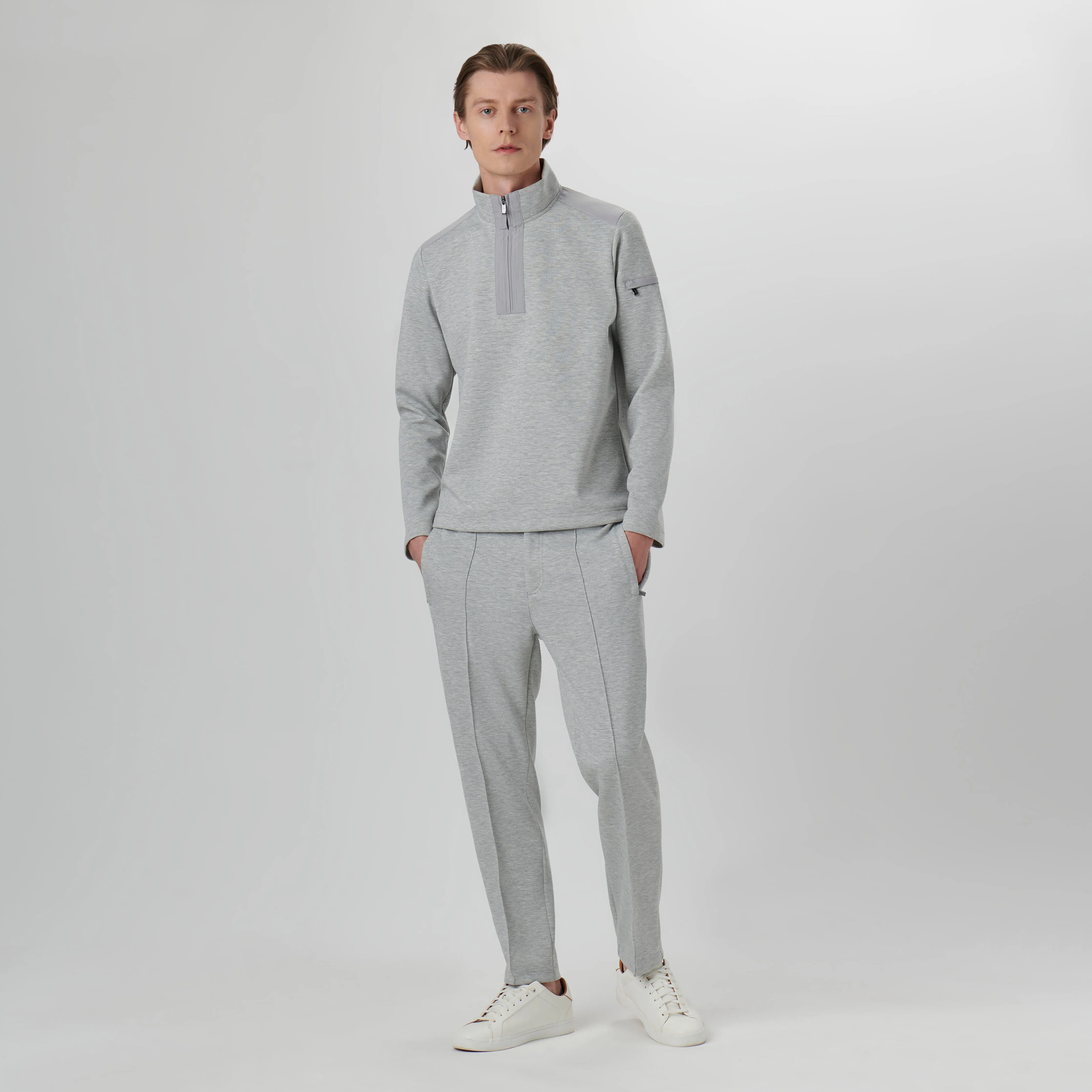 Soft Touch Quarter Zip Pullover sold by Bugatchi product image thumbnail 5