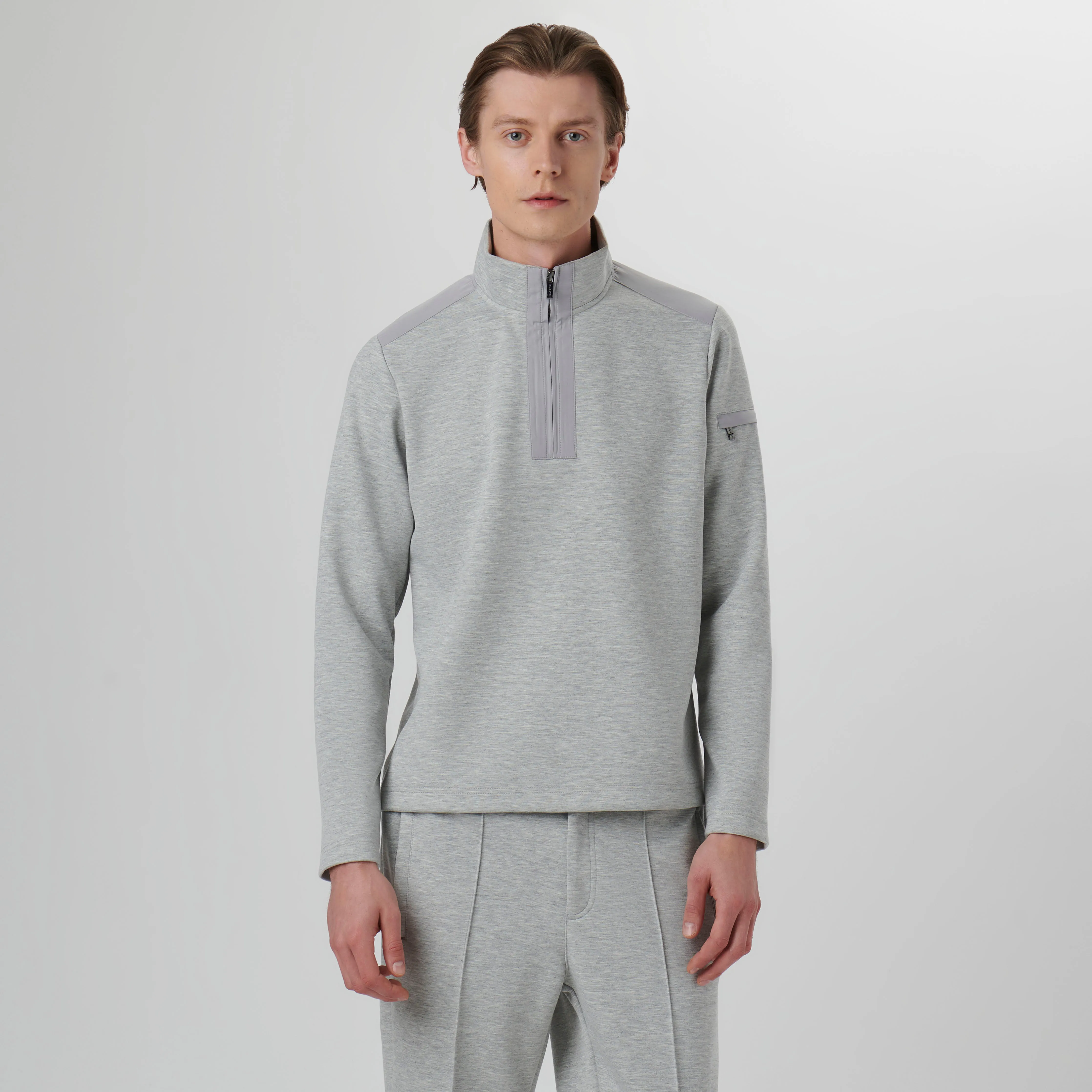 Soft Touch Quarter Zip Pullover sold by Bugatchi product image thumbnail 2