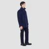 Wool Peacoat with Detachable Bib sold by Bugatchi