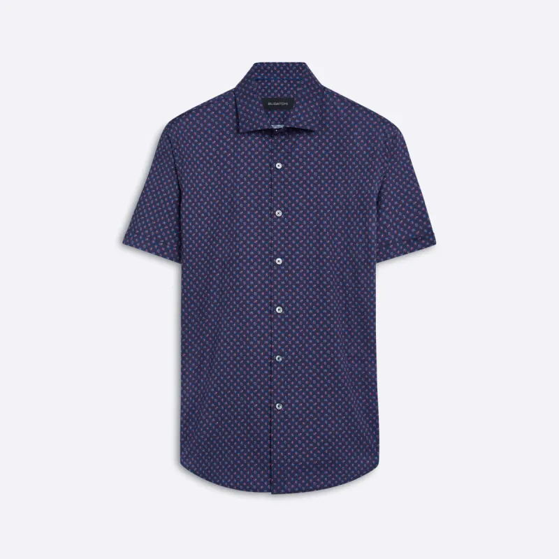ORSON Floral Print Short Sleeve Shirt sold by Bugatchi