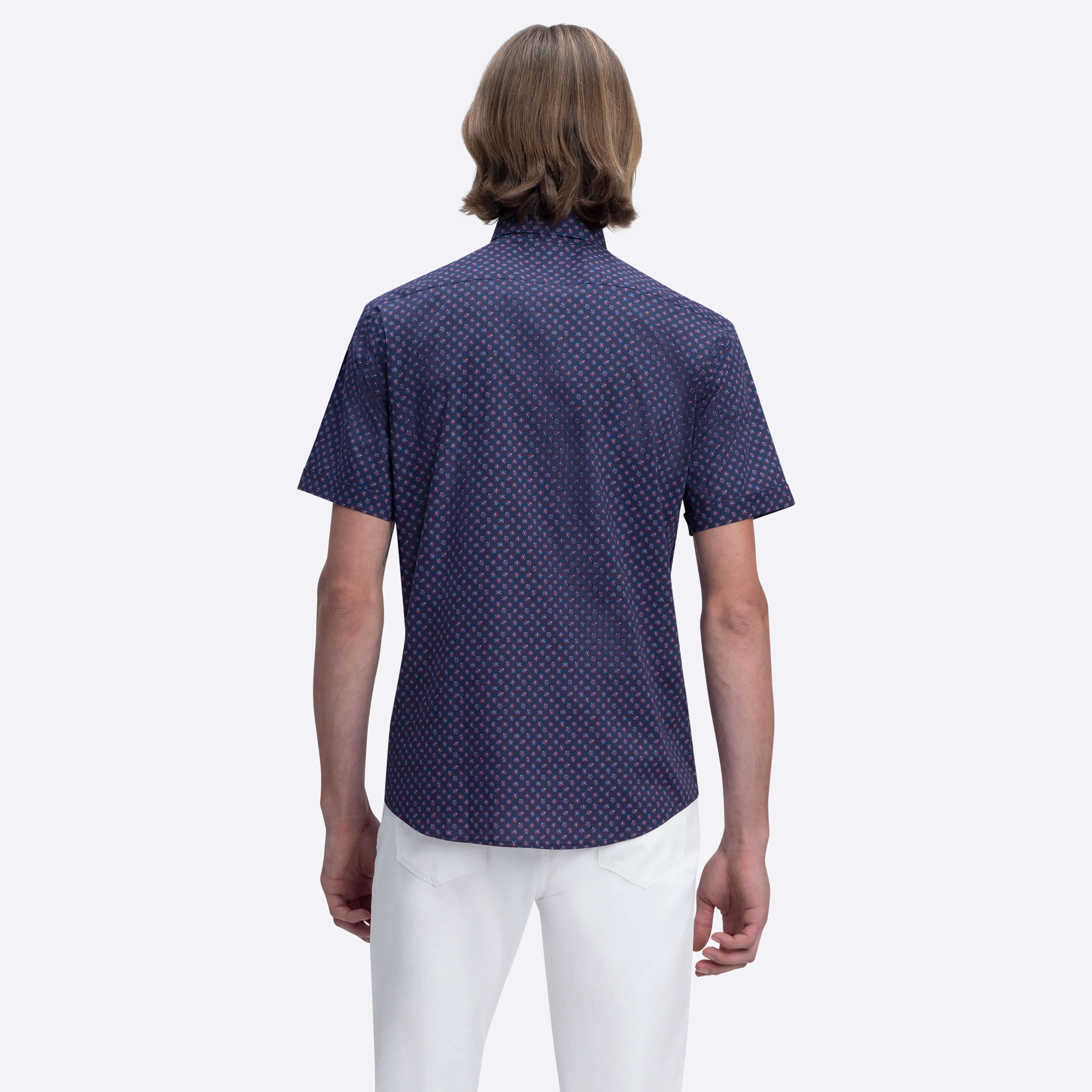 ORSON Floral Print Short Sleeve Shirt sold by Bugatchi product image thumbnail 4