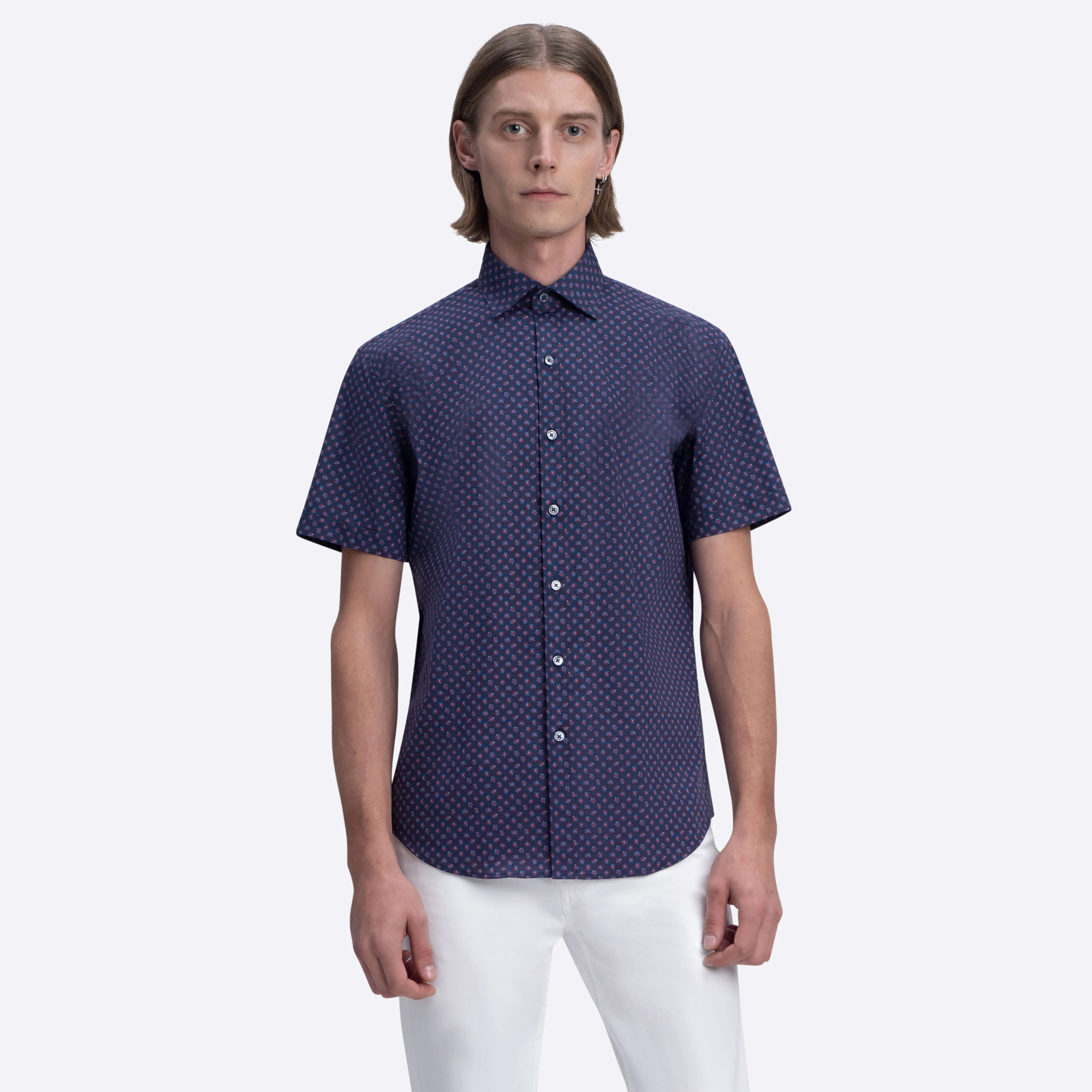 ORSON Floral Print Short Sleeve Shirt sold by Bugatchi product image thumbnail 2