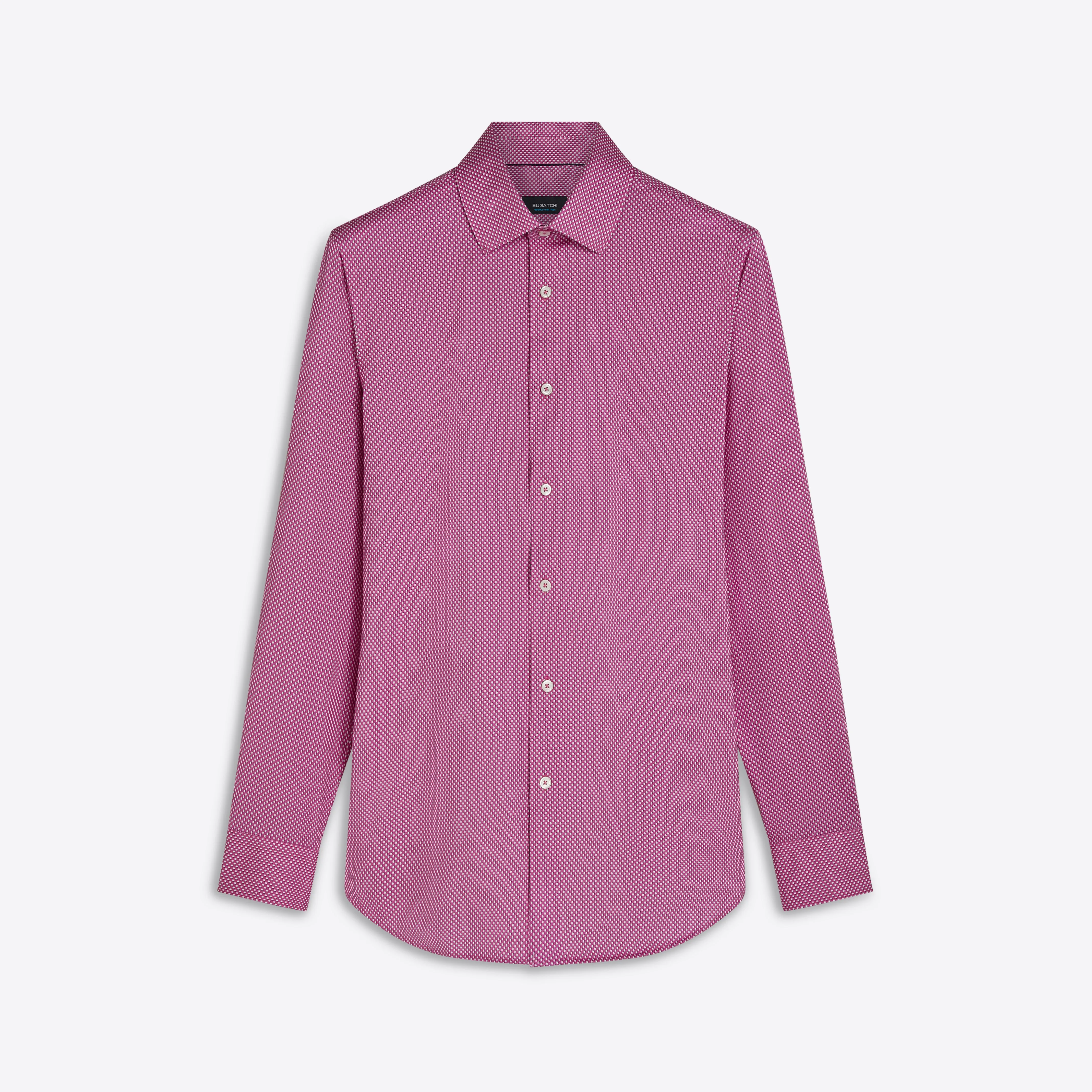 JAMES Polka Dot Print OoohCotton Shirt sold by Bugatchi