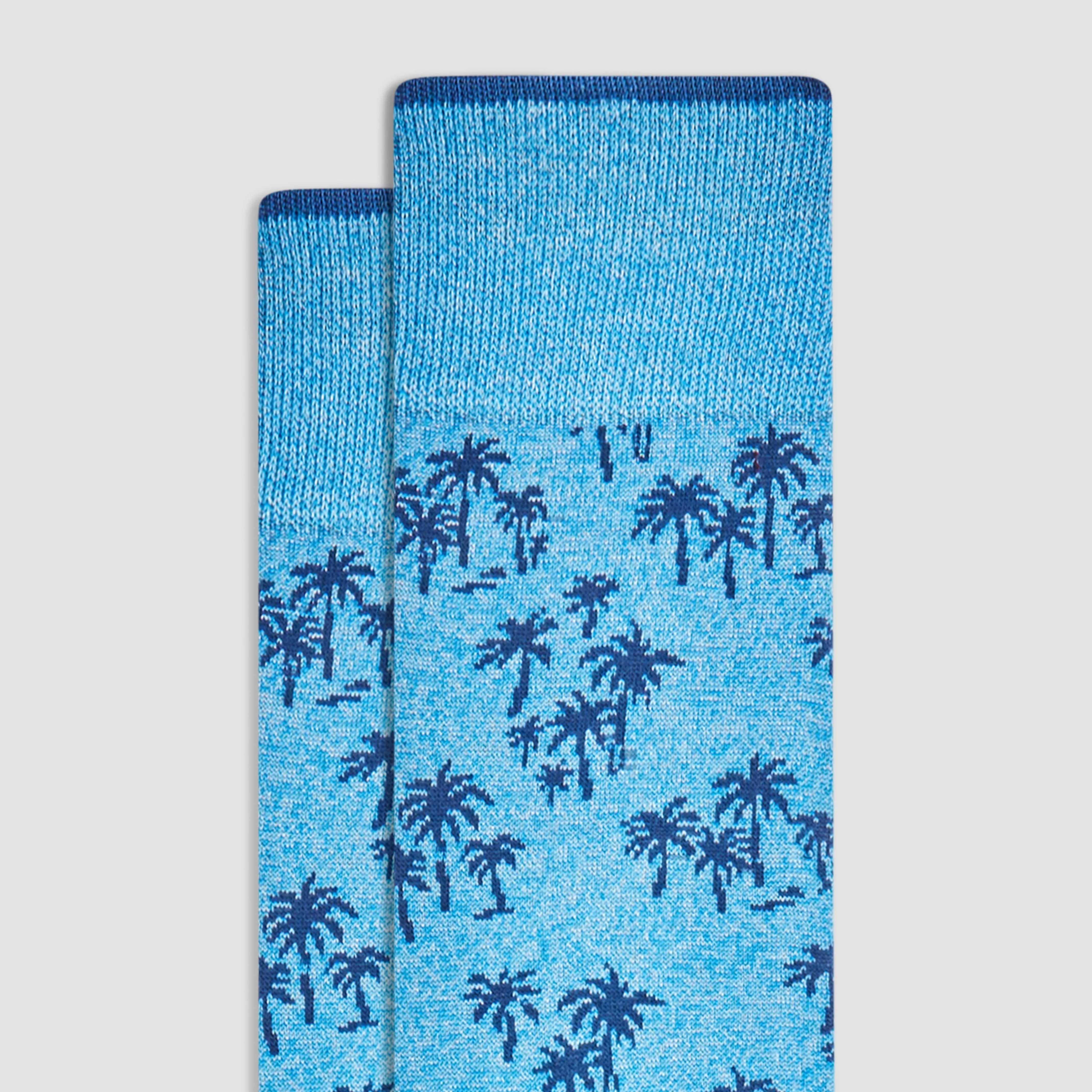Palm Trees Mid-Calf Socks sold by Bugatchi product image thumbnail 2