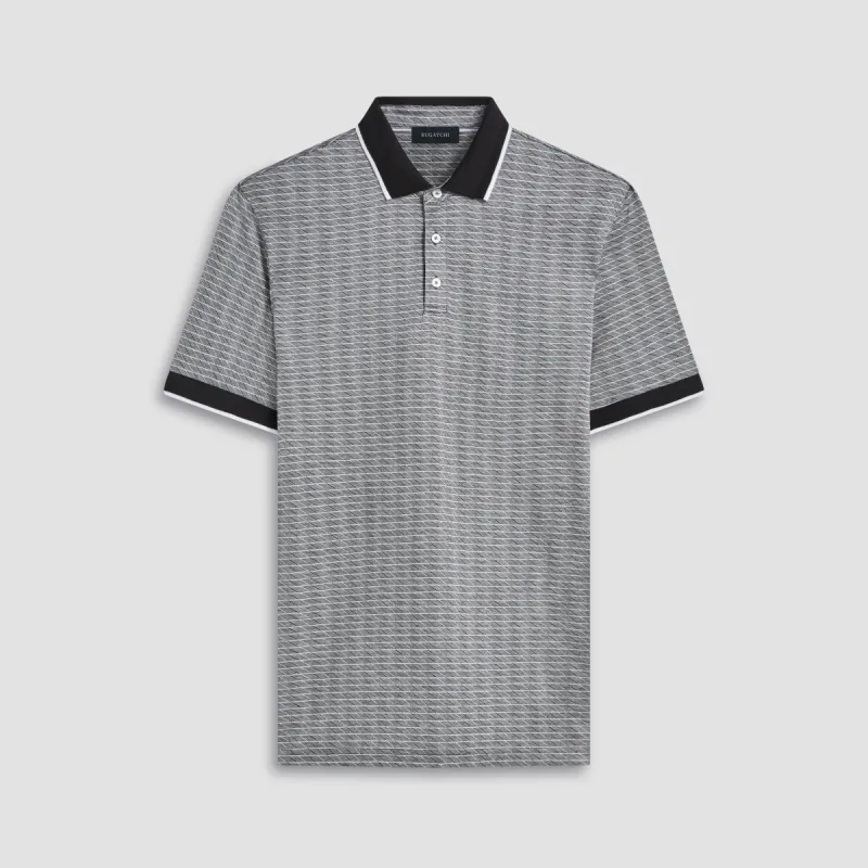 Geometric Polo sold by Bugatchi