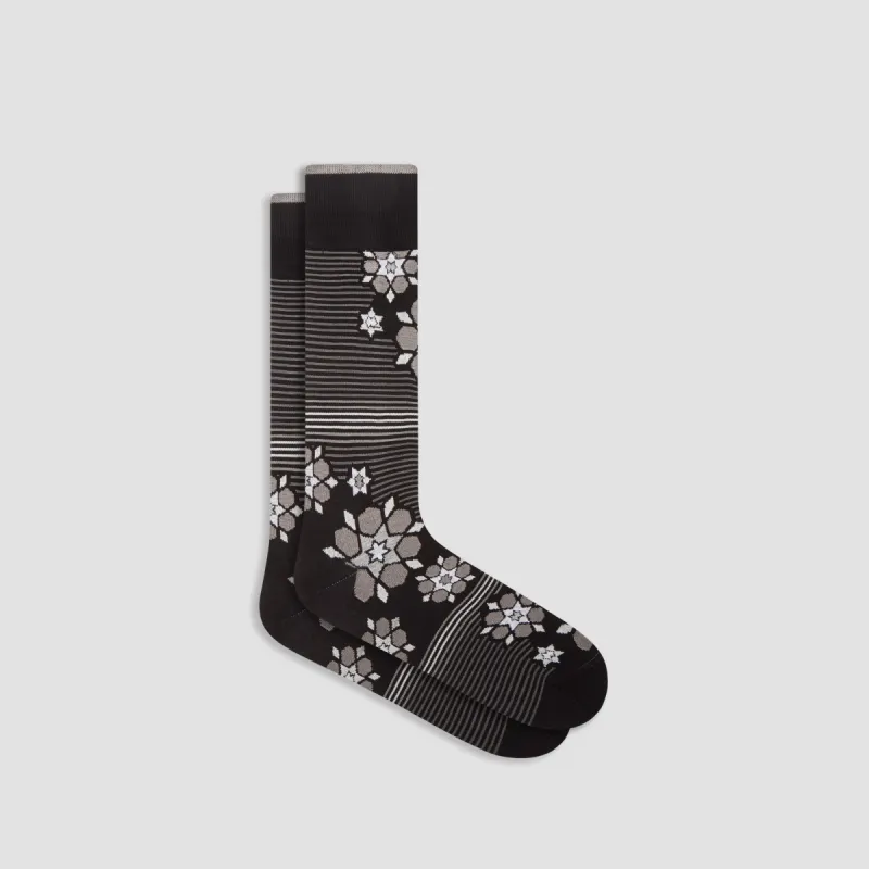 Floral Mid-Calf Socks sold by Bugatchi