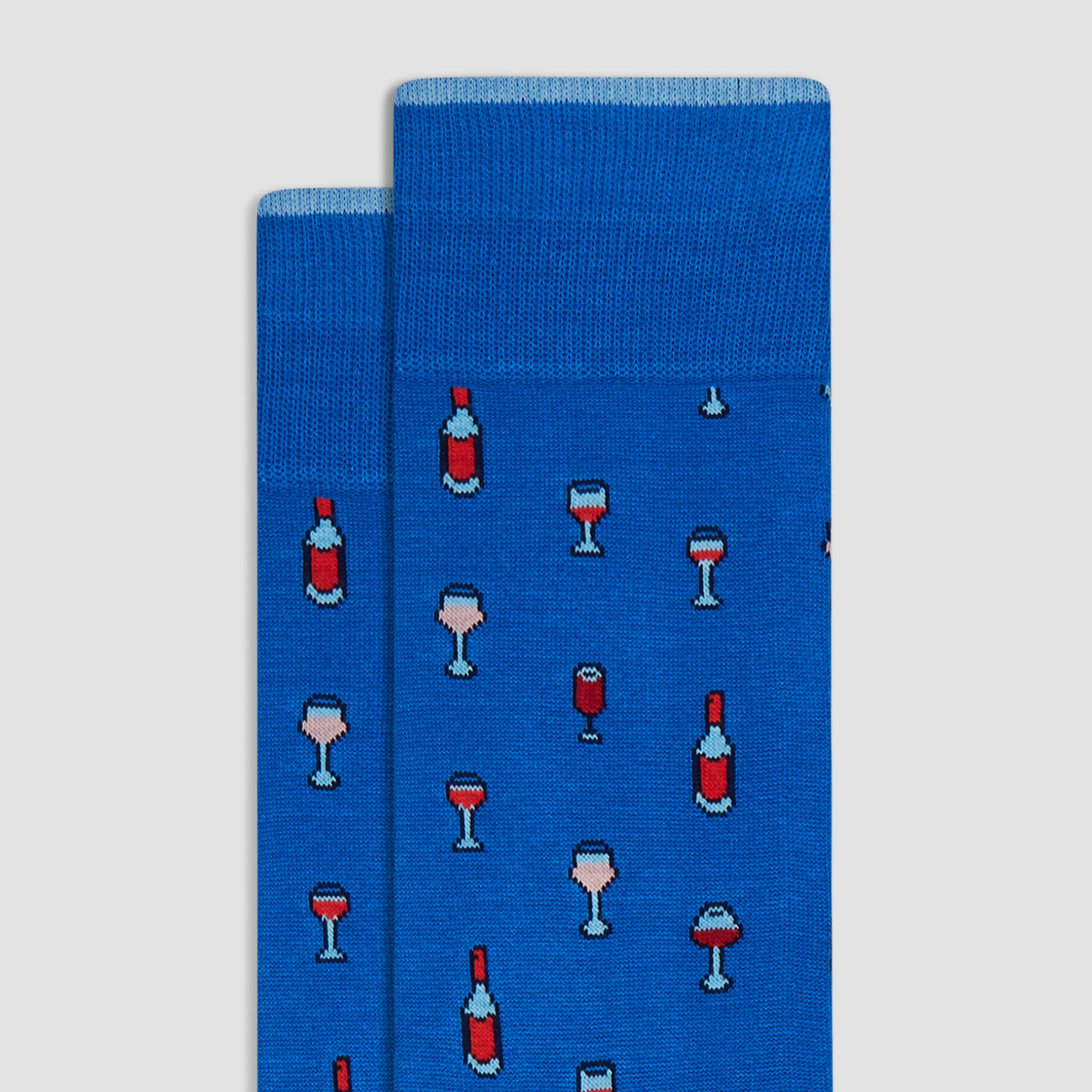 Wine Lover Mid-Calf Socks sold by Bugatchi product image thumbnail 2