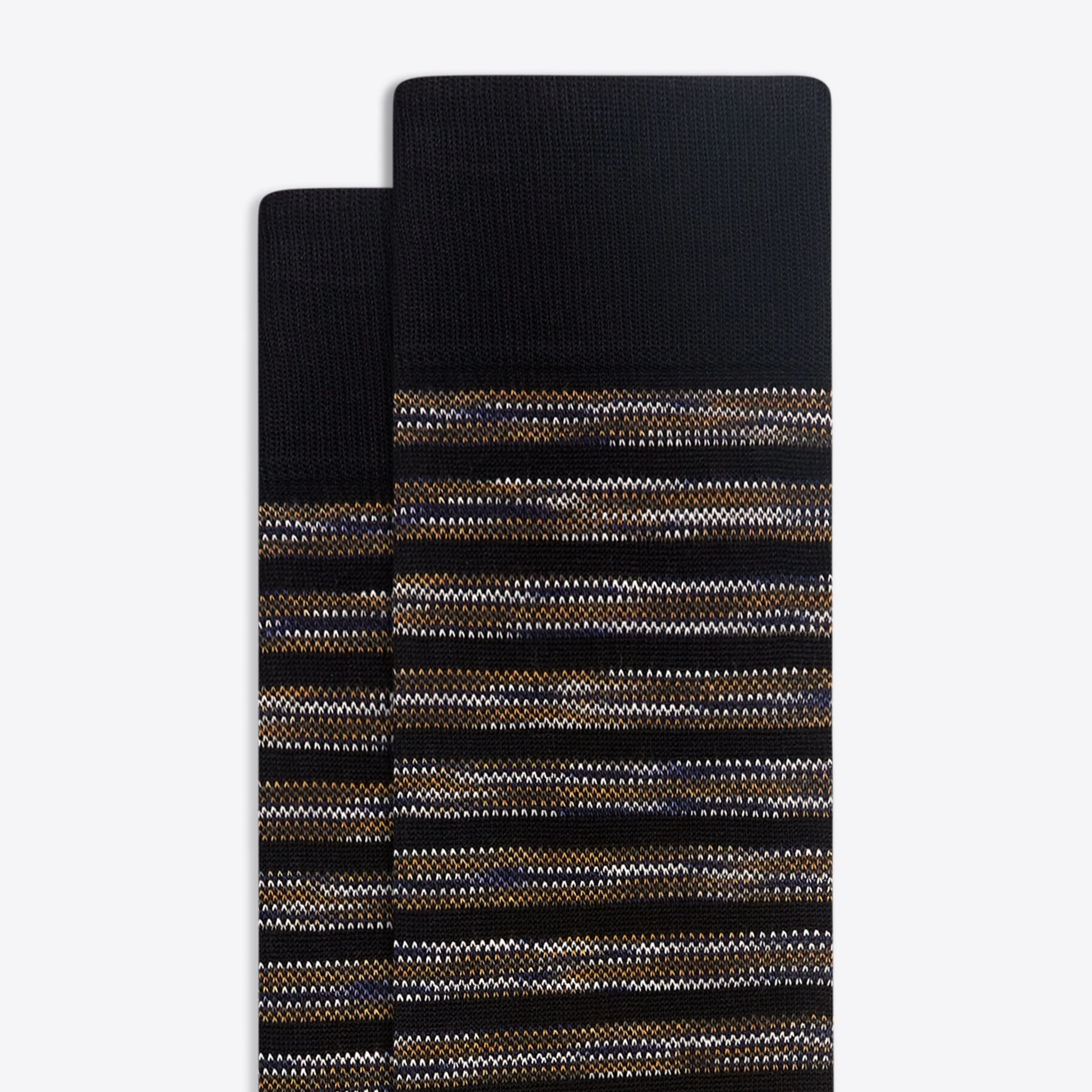 Striped Mid-Calf Socks sold by Bugatchi product image thumbnail 2