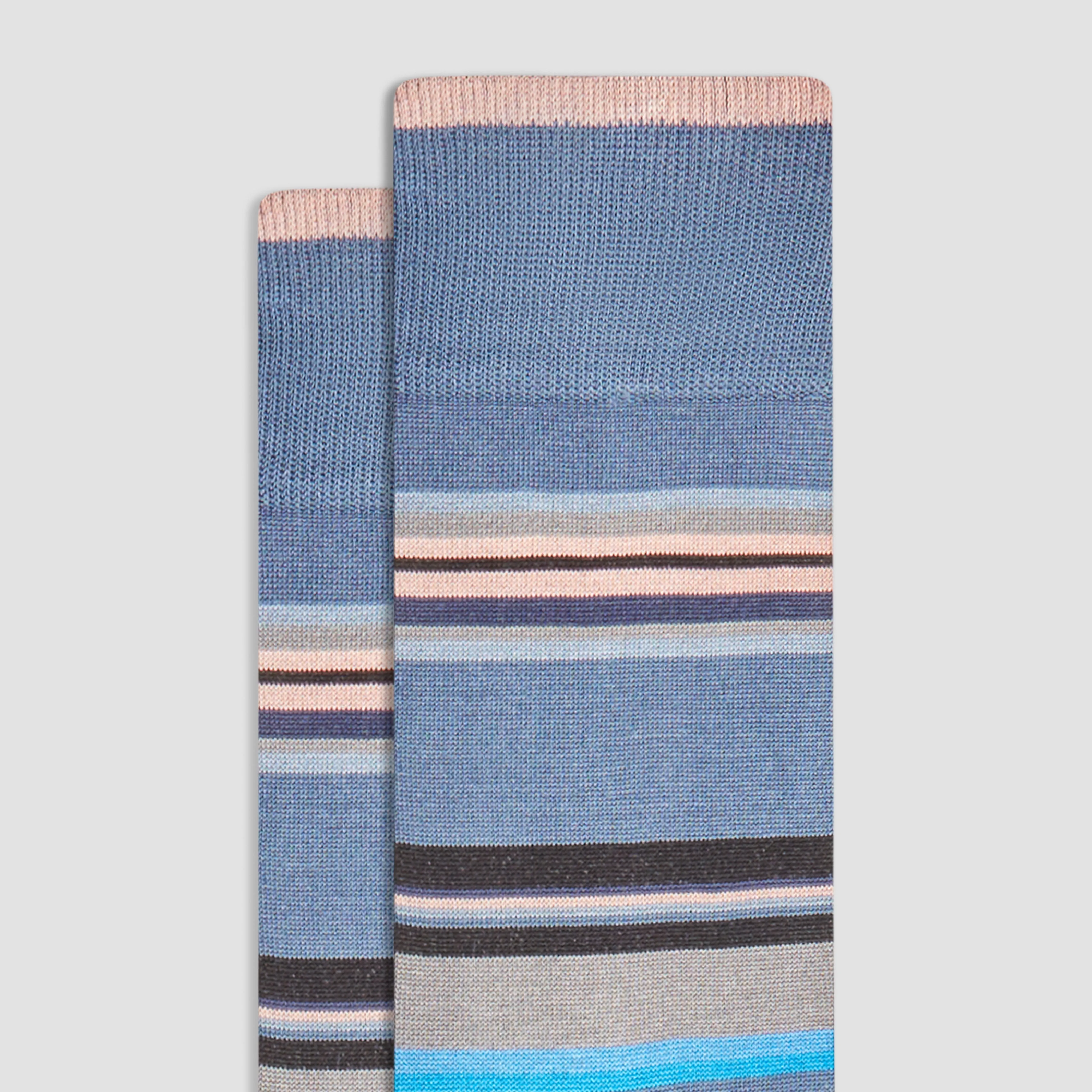 Striped Mid-Calf Socks sold by Bugatchi product image thumbnail 2