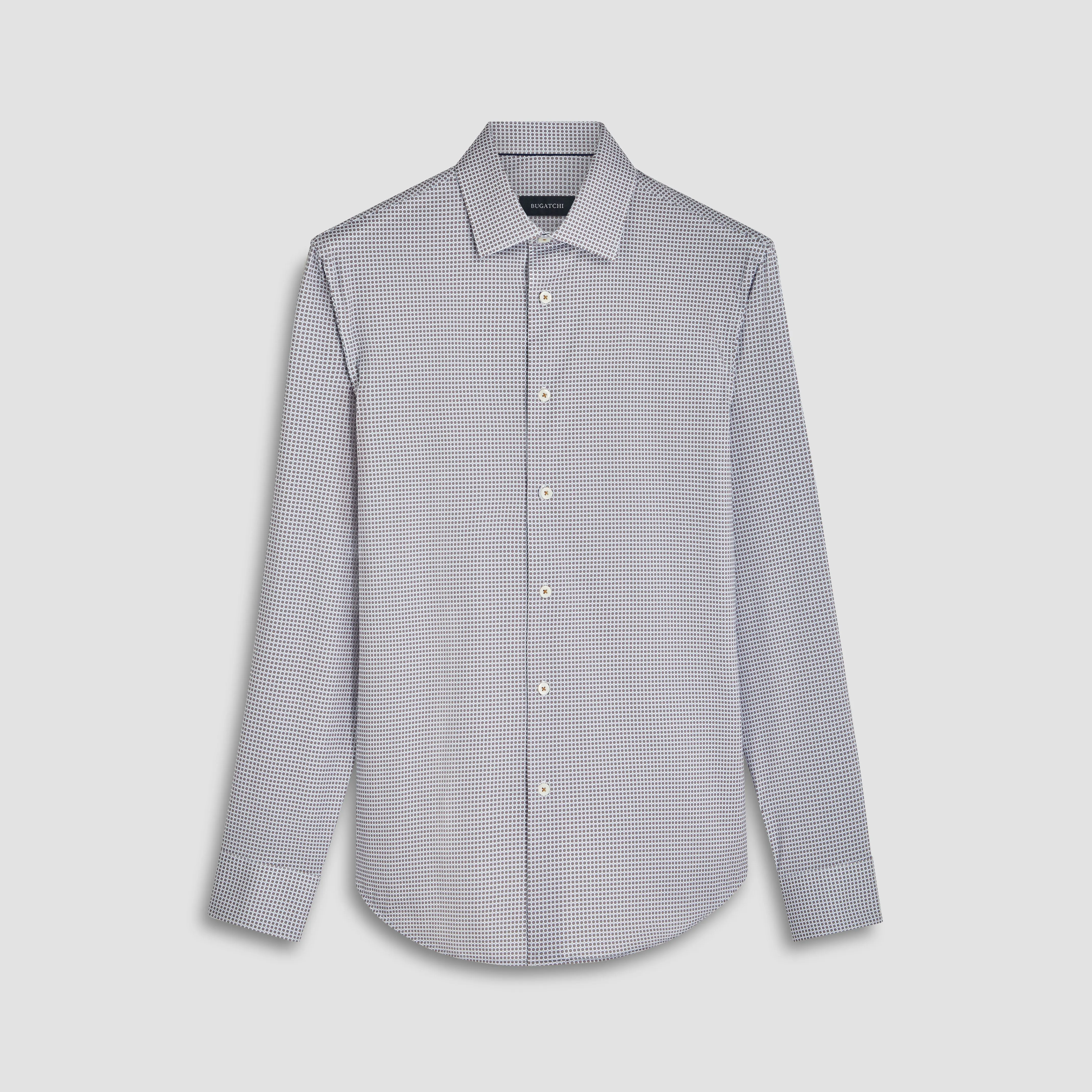 James Geometric OoohCotton Shirt sold by Bugatchi