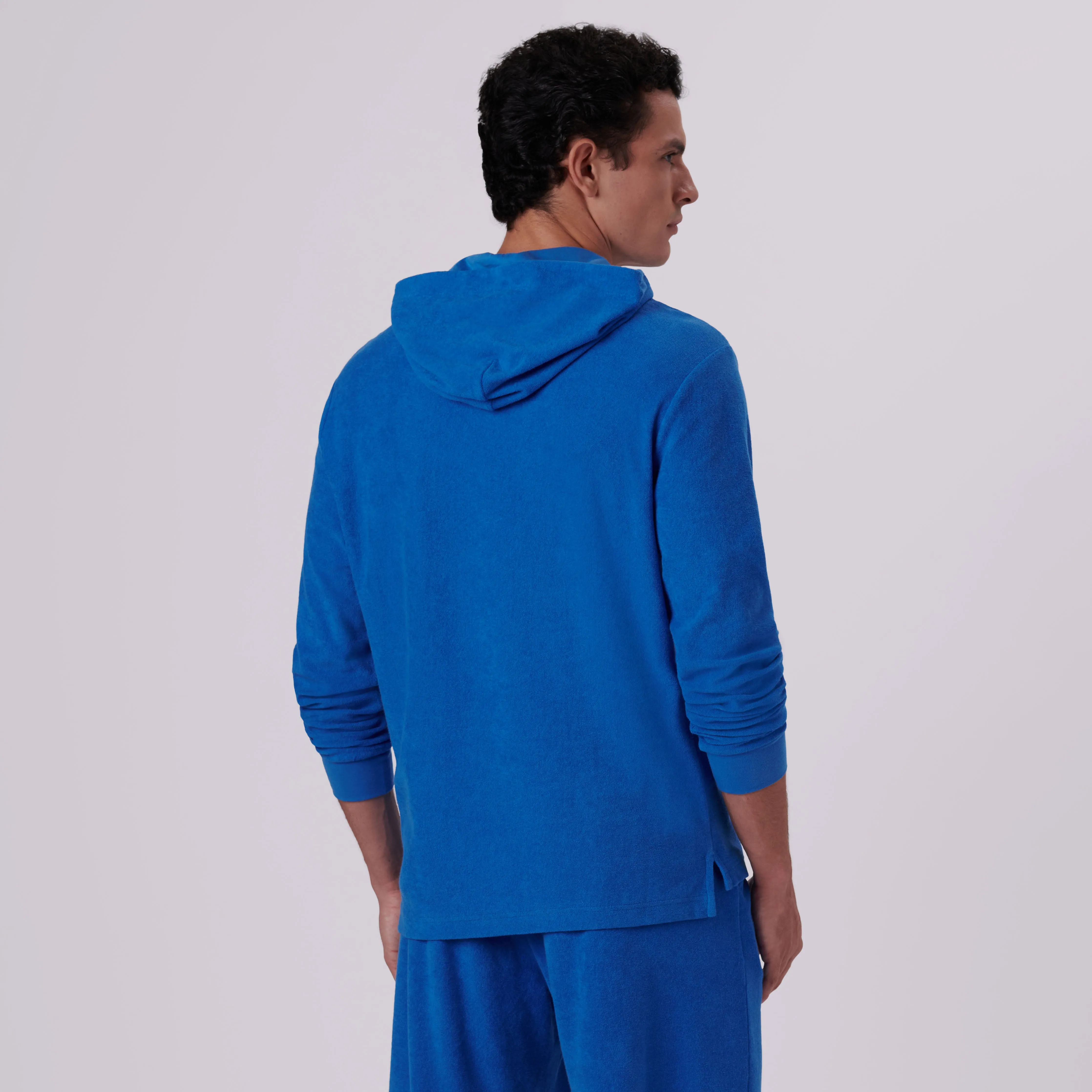 Towelling French Terry Hoodie sold by Bugatchi product image thumbnail 4