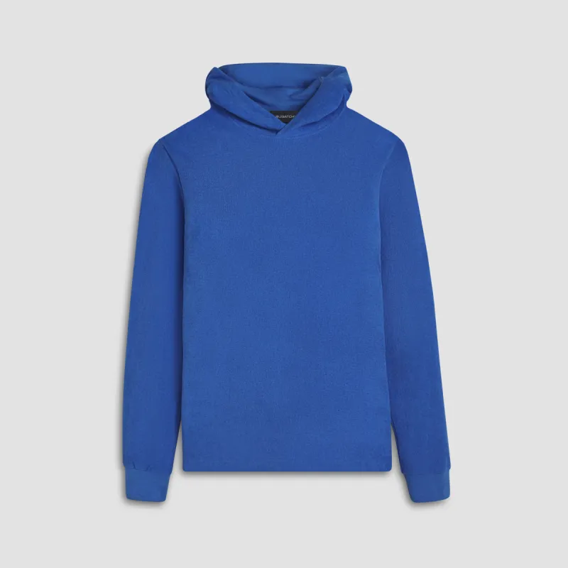 Towelling French Terry Hoodie sold by Bugatchi