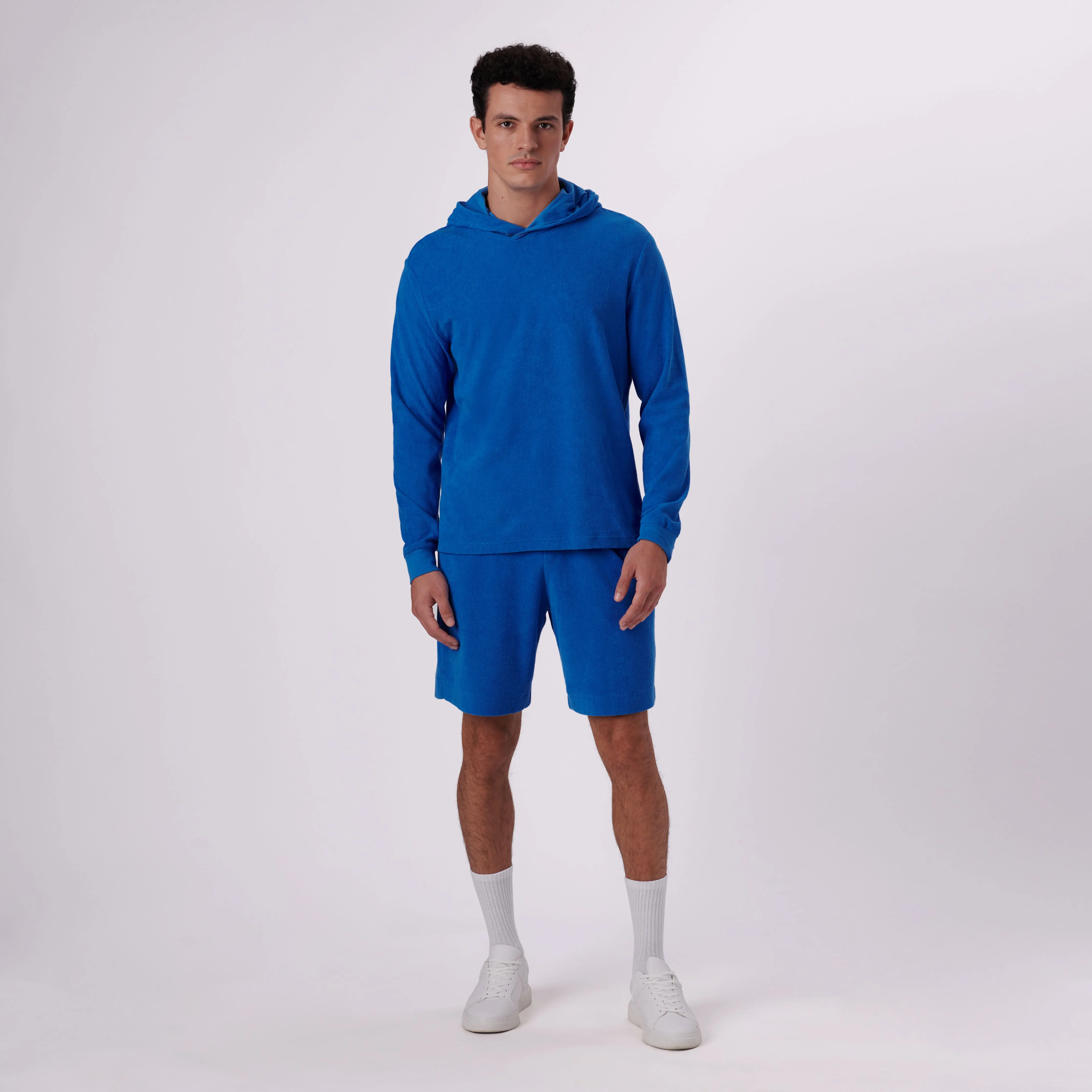 Towelling French Terry Hoodie sold by Bugatchi product image thumbnail 5