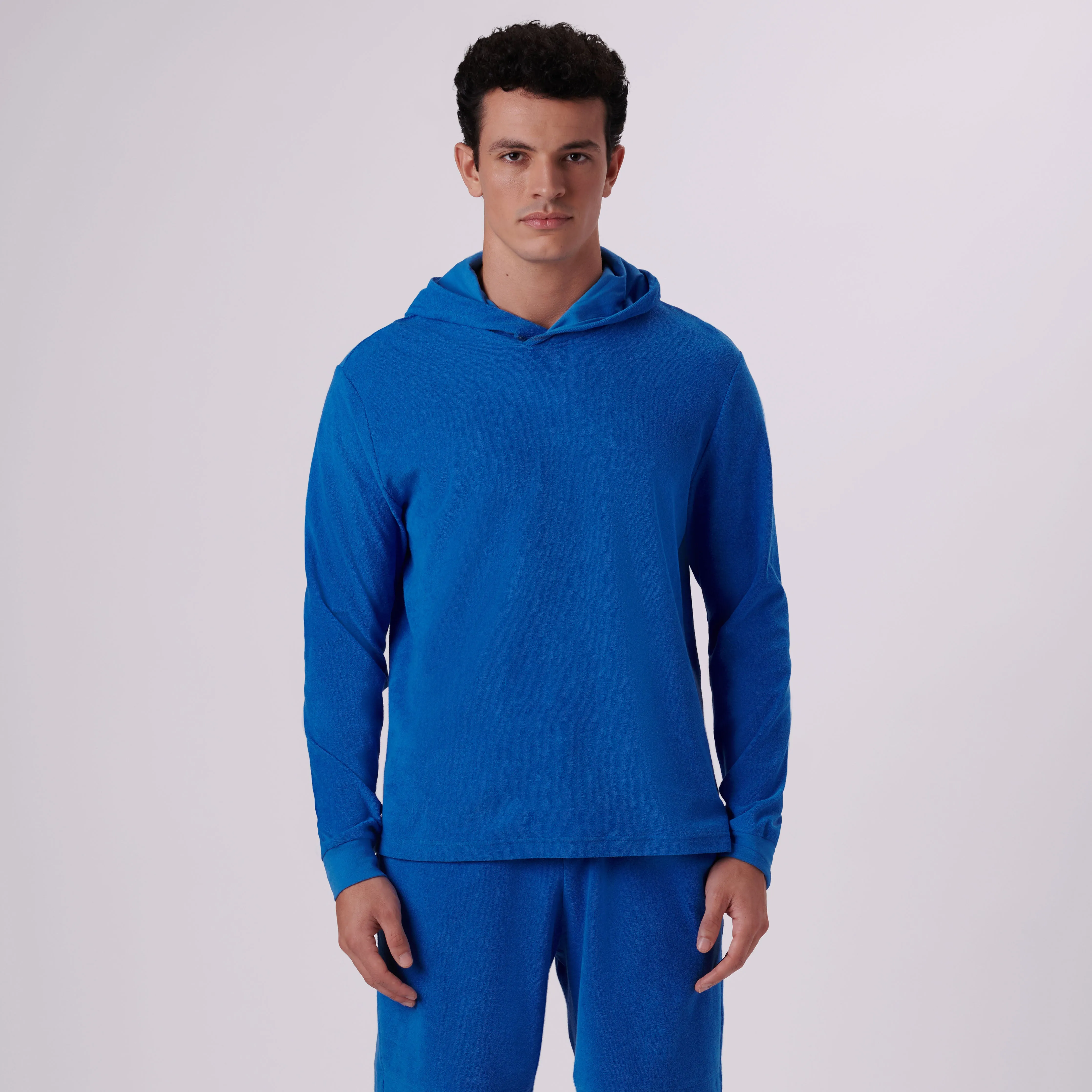 Towelling French Terry Hoodie sold by Bugatchi product image thumbnail 2