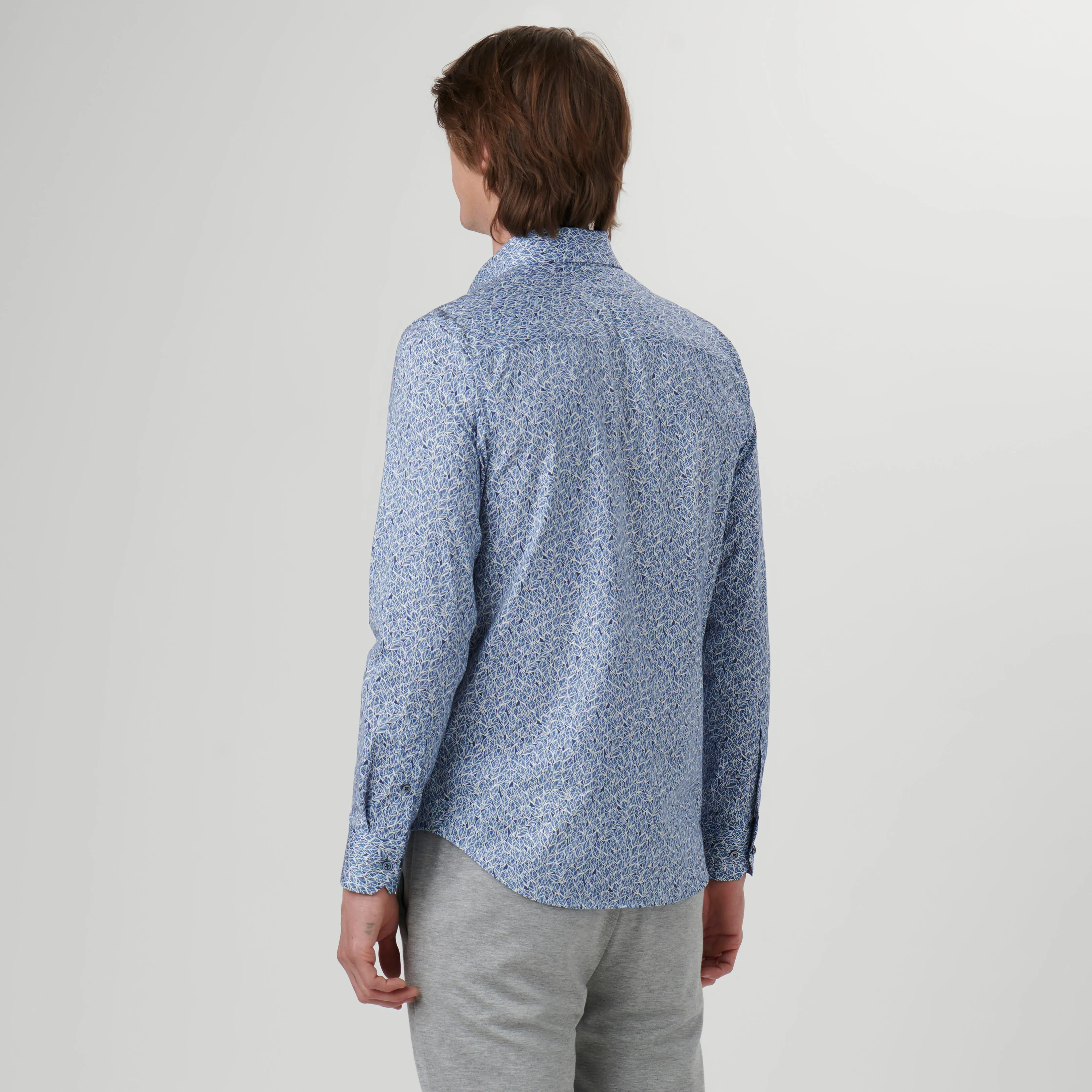 James Leaf Print OoohCotton Shirt sold by Bugatchi product image thumbnail 4
