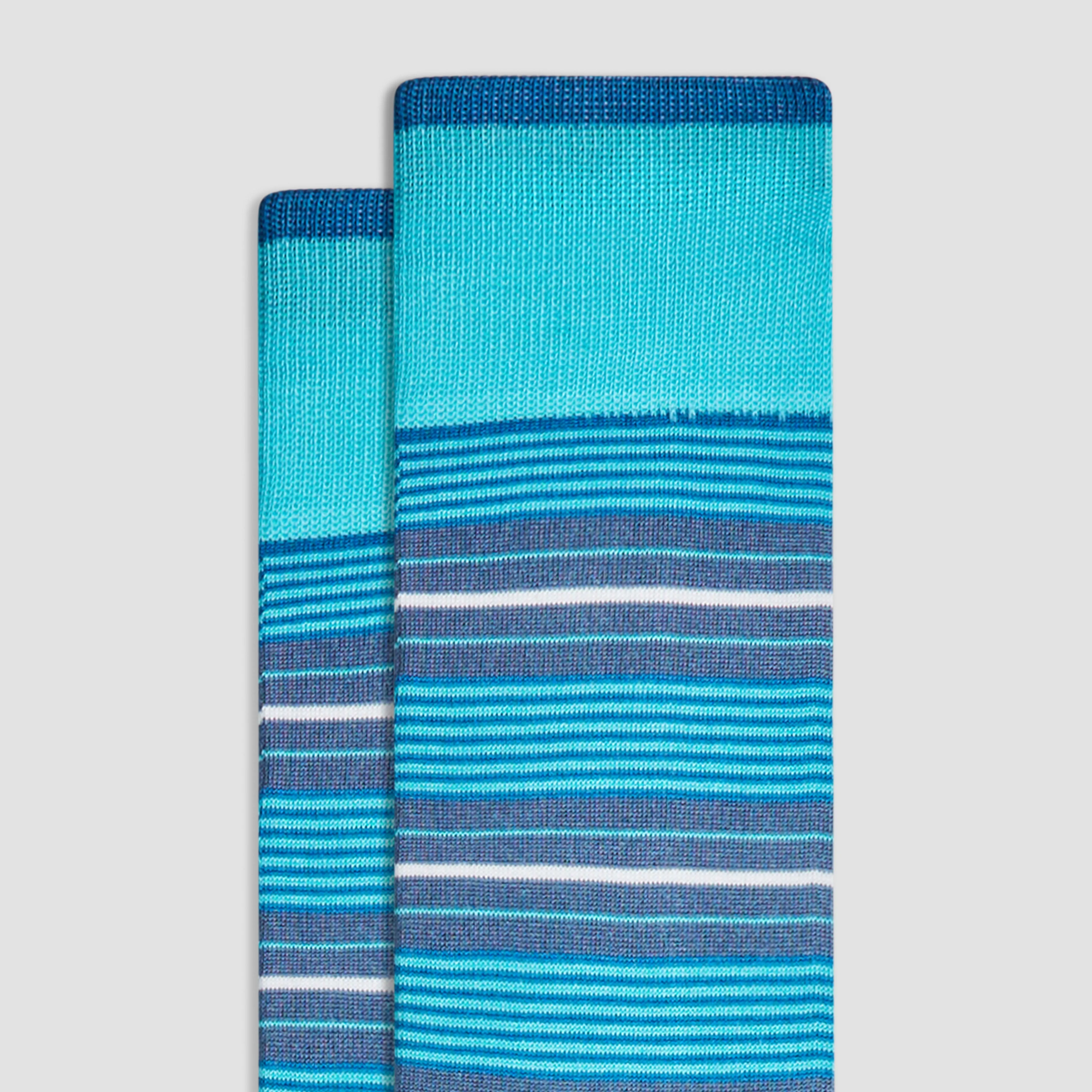 Striped Mid-Calf Socks sold by Bugatchi product image thumbnail 2