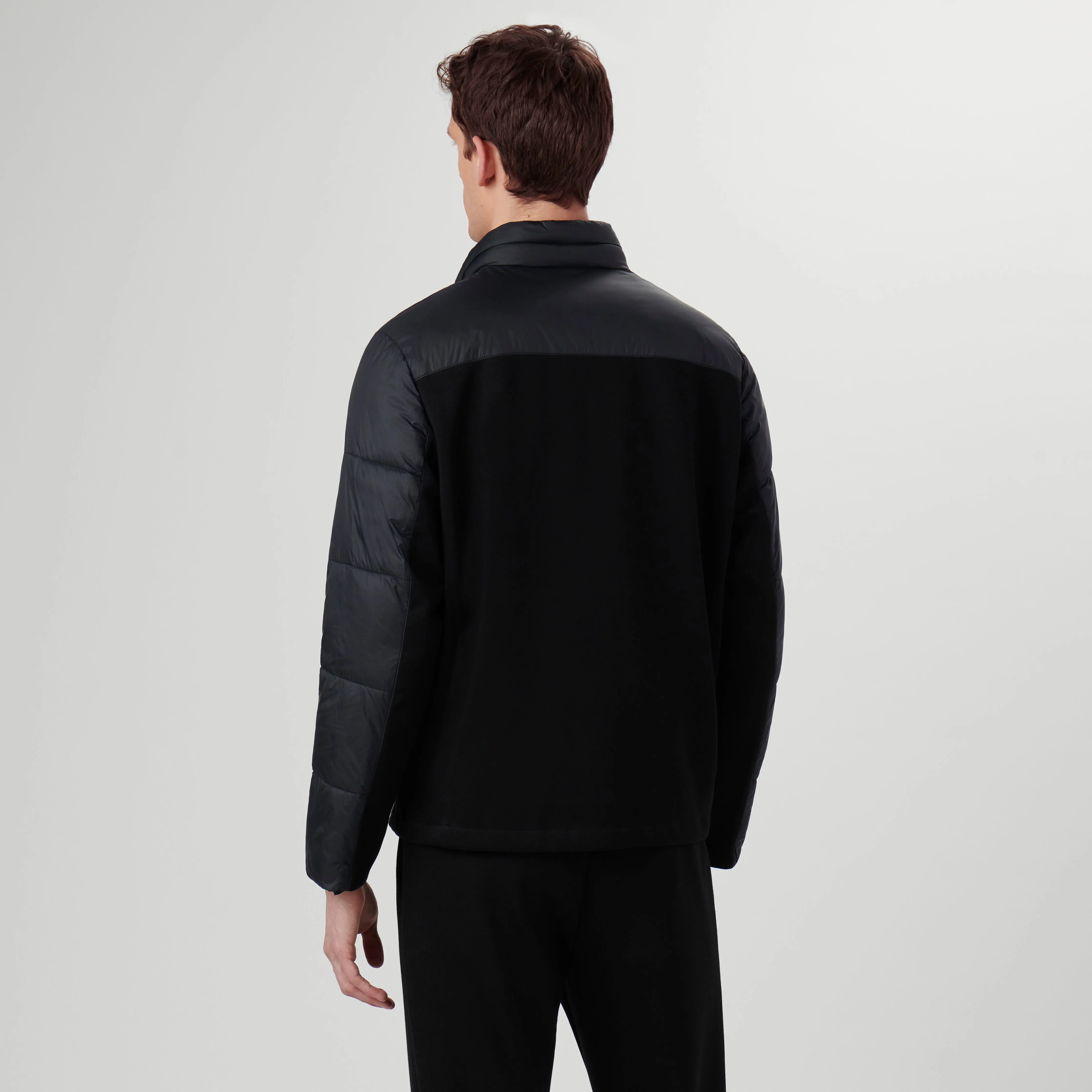 Quilted Bomber Jacket with Stow-Away Hood sold by Bugatchi product image thumbnail 4