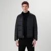 Quilted Bomber Jacket with Stow-Away Hood sold by Bugatchi