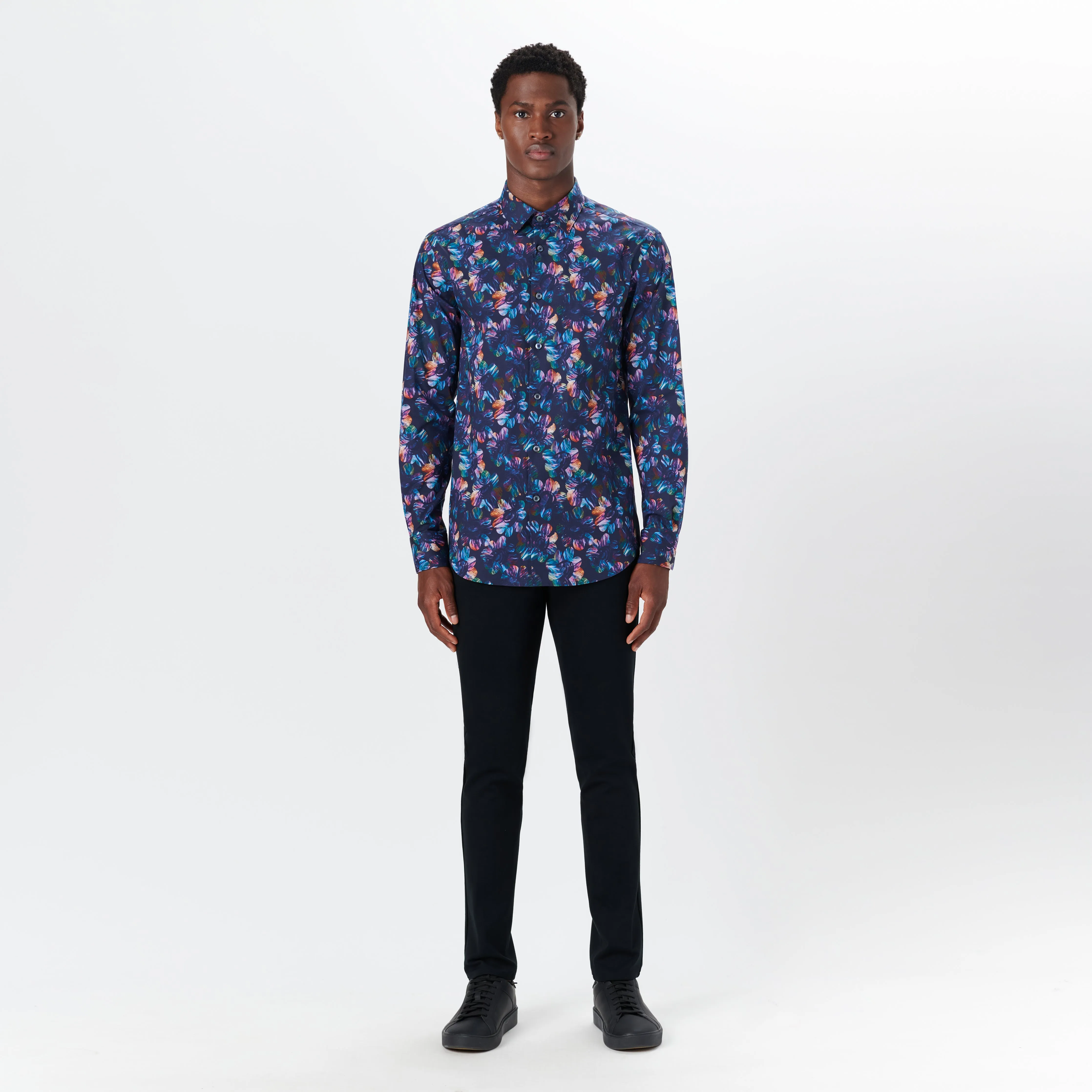 JULIAN Floral Print Shirt sold by Bugatchi product image thumbnail 5