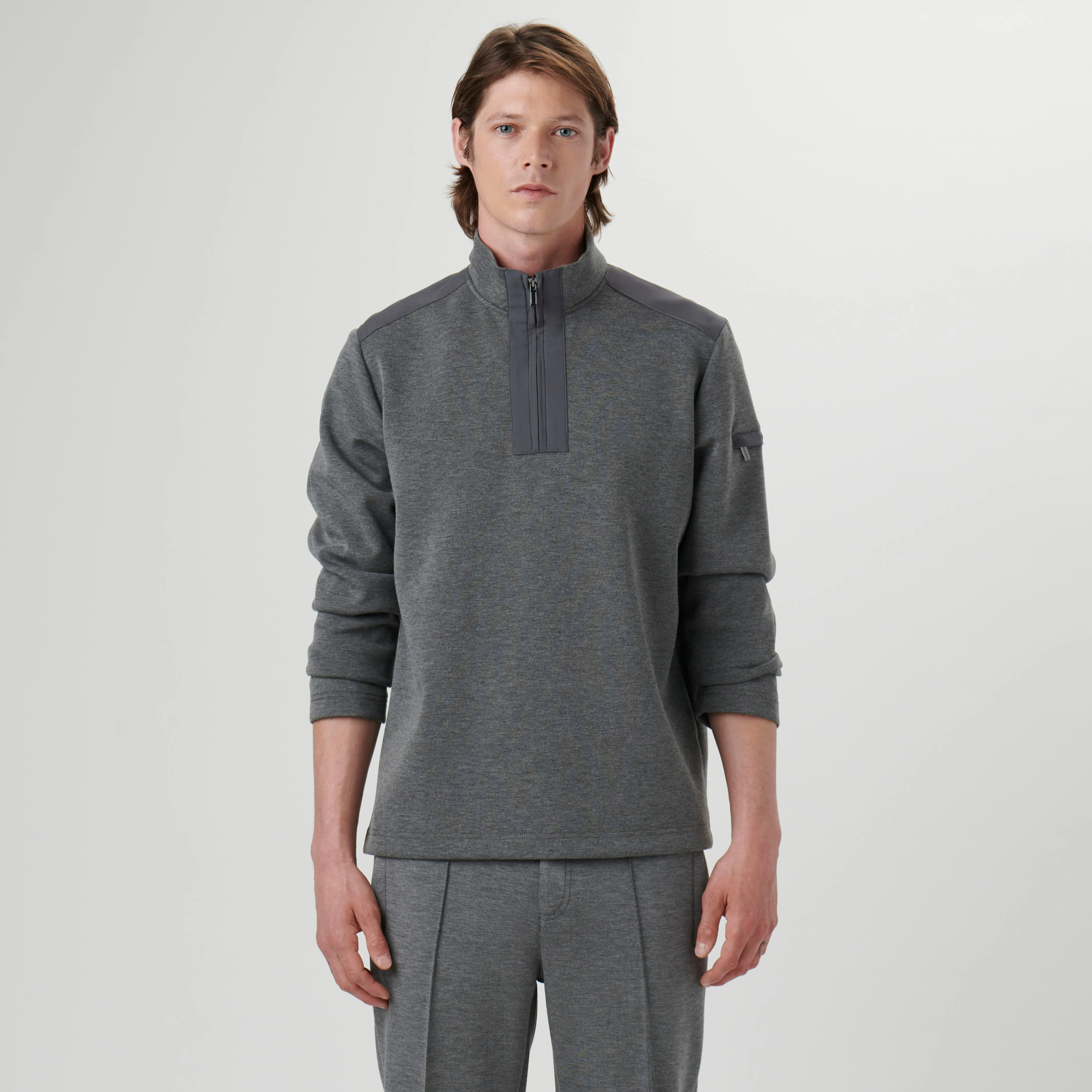 Soft Touch Quarter Zip Pullover sold by Bugatchi product image thumbnail 2