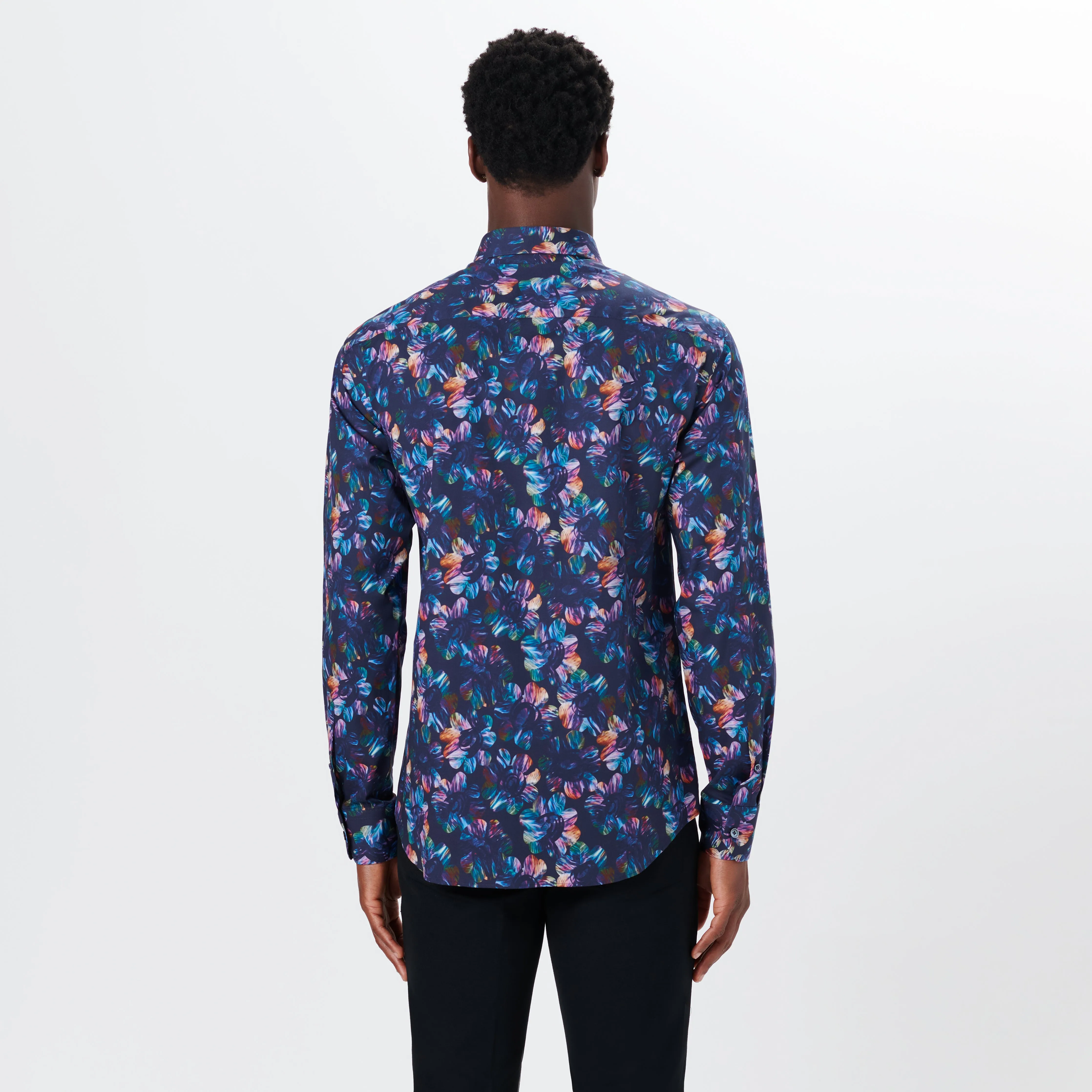 JULIAN Floral Print Shirt sold by Bugatchi product image thumbnail 4