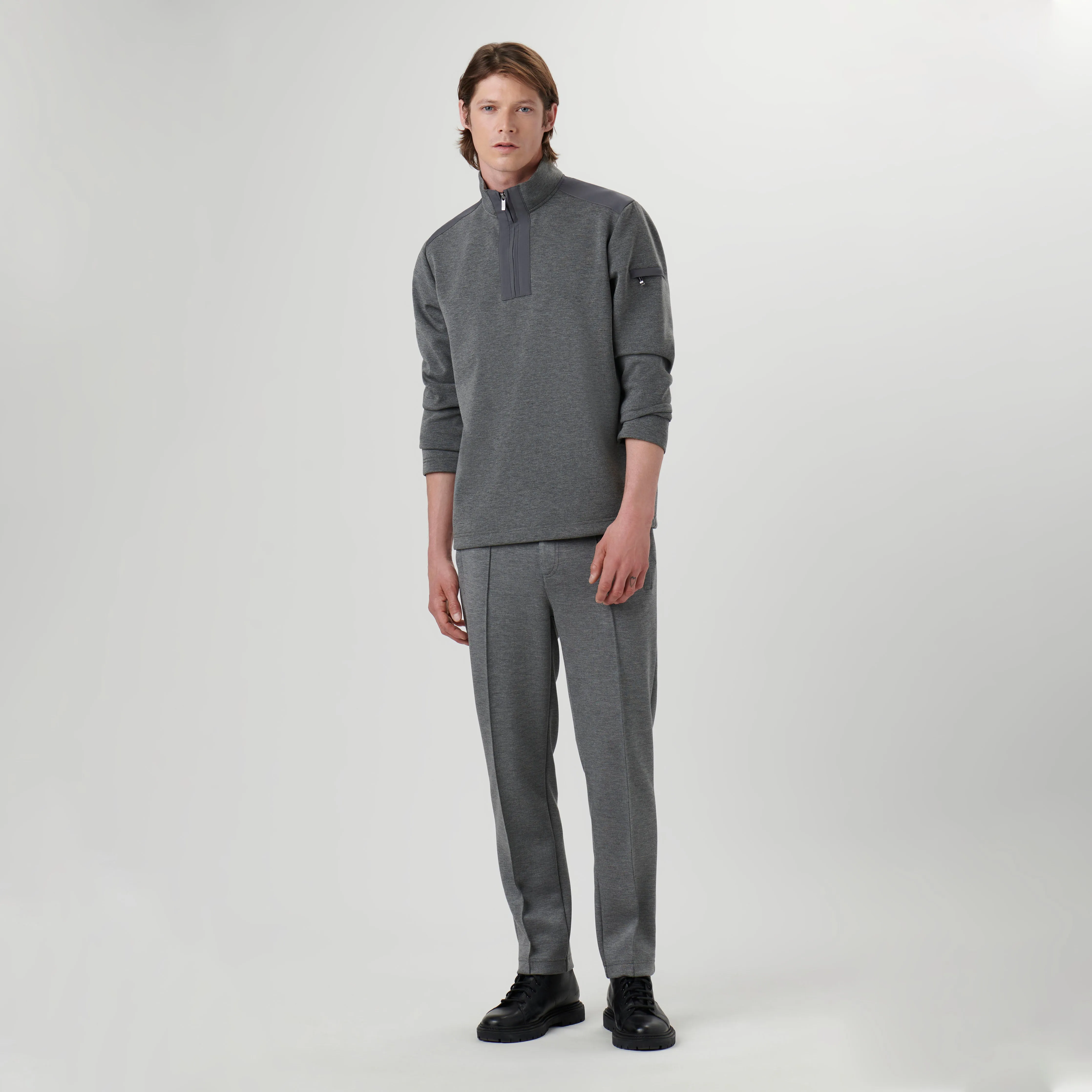 Soft Touch Quarter Zip Pullover sold by Bugatchi product image thumbnail 5