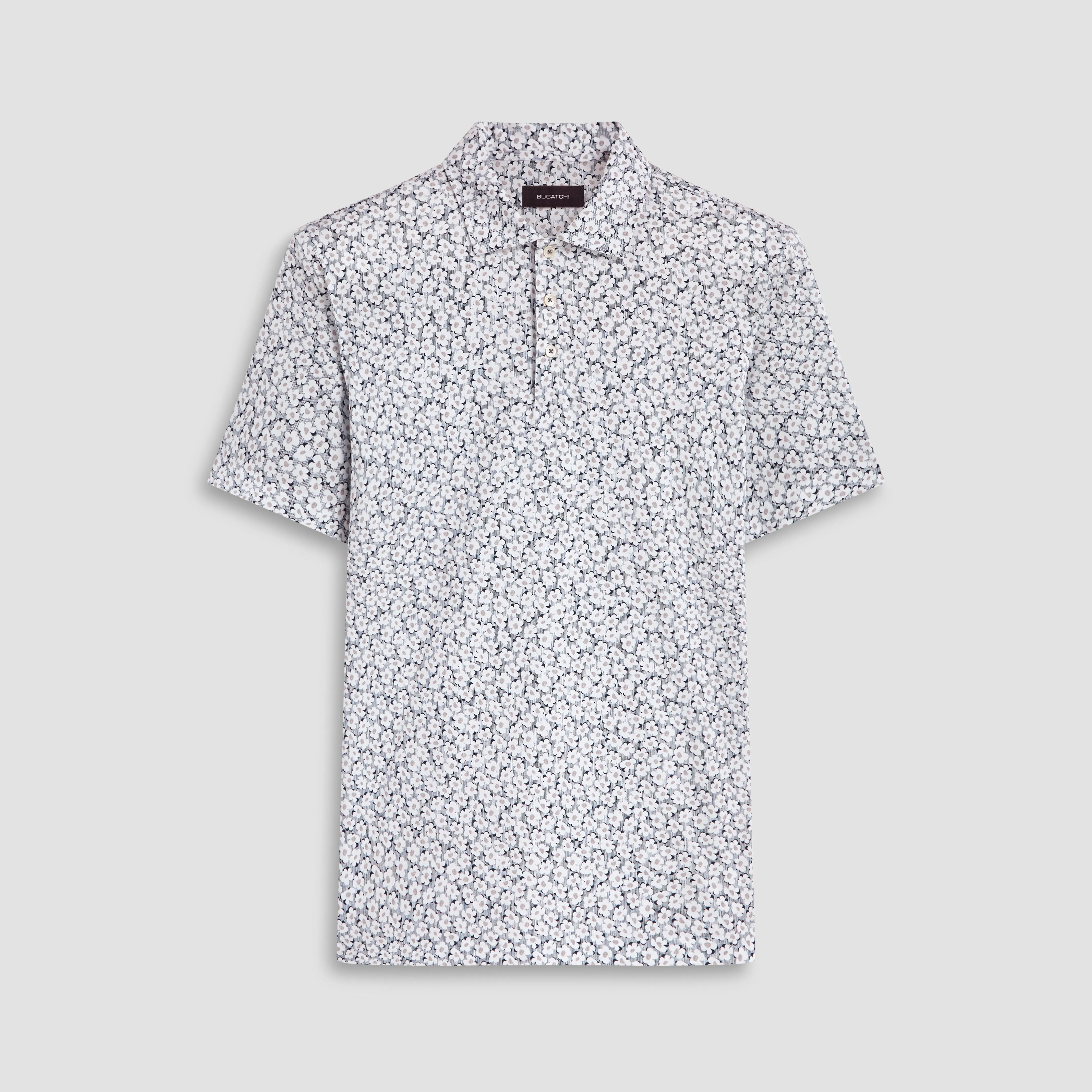Victor Floral Print OoohCotton Polo sold by Bugatchi