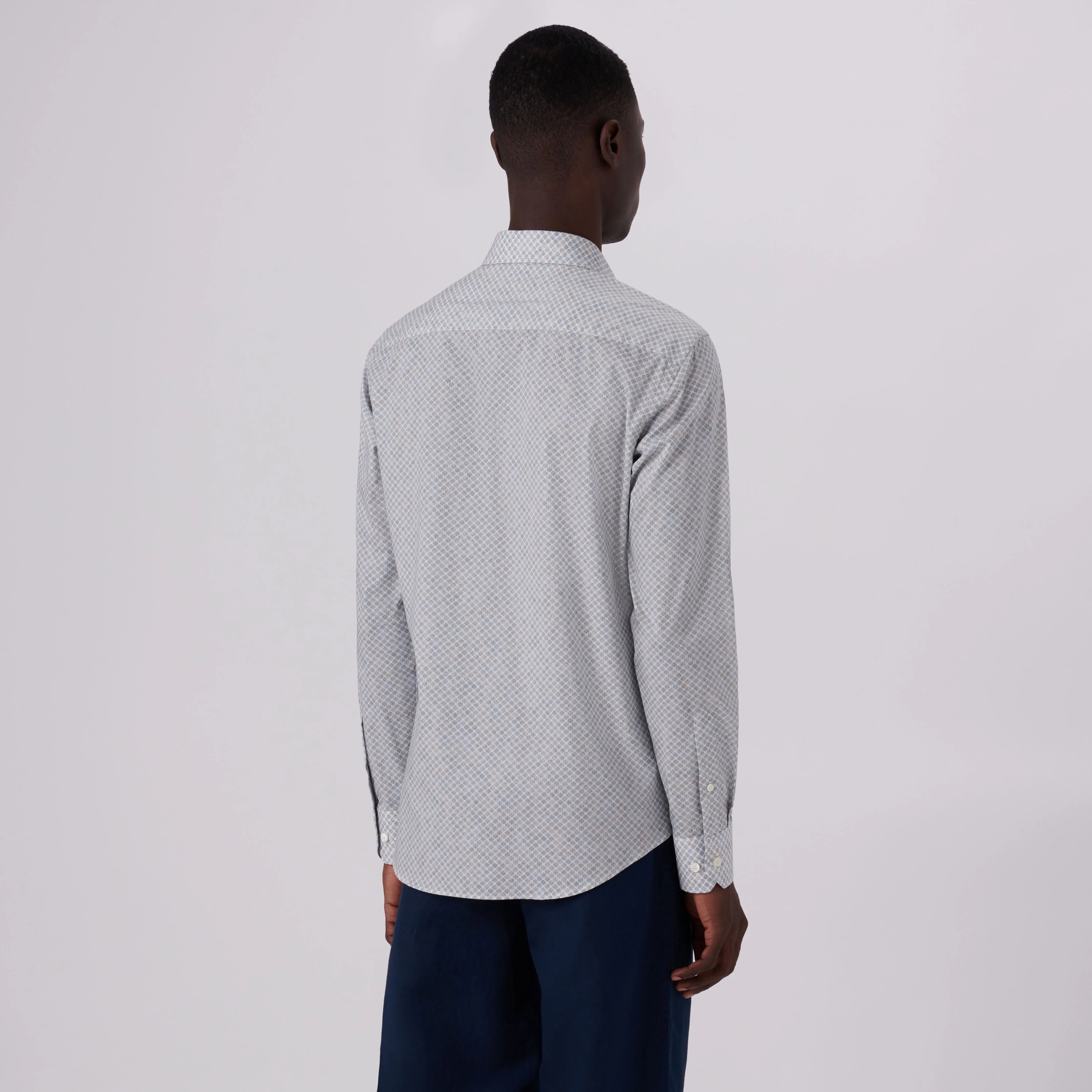Axel Ogee Print Shirt sold by Bugatchi product image thumbnail 4