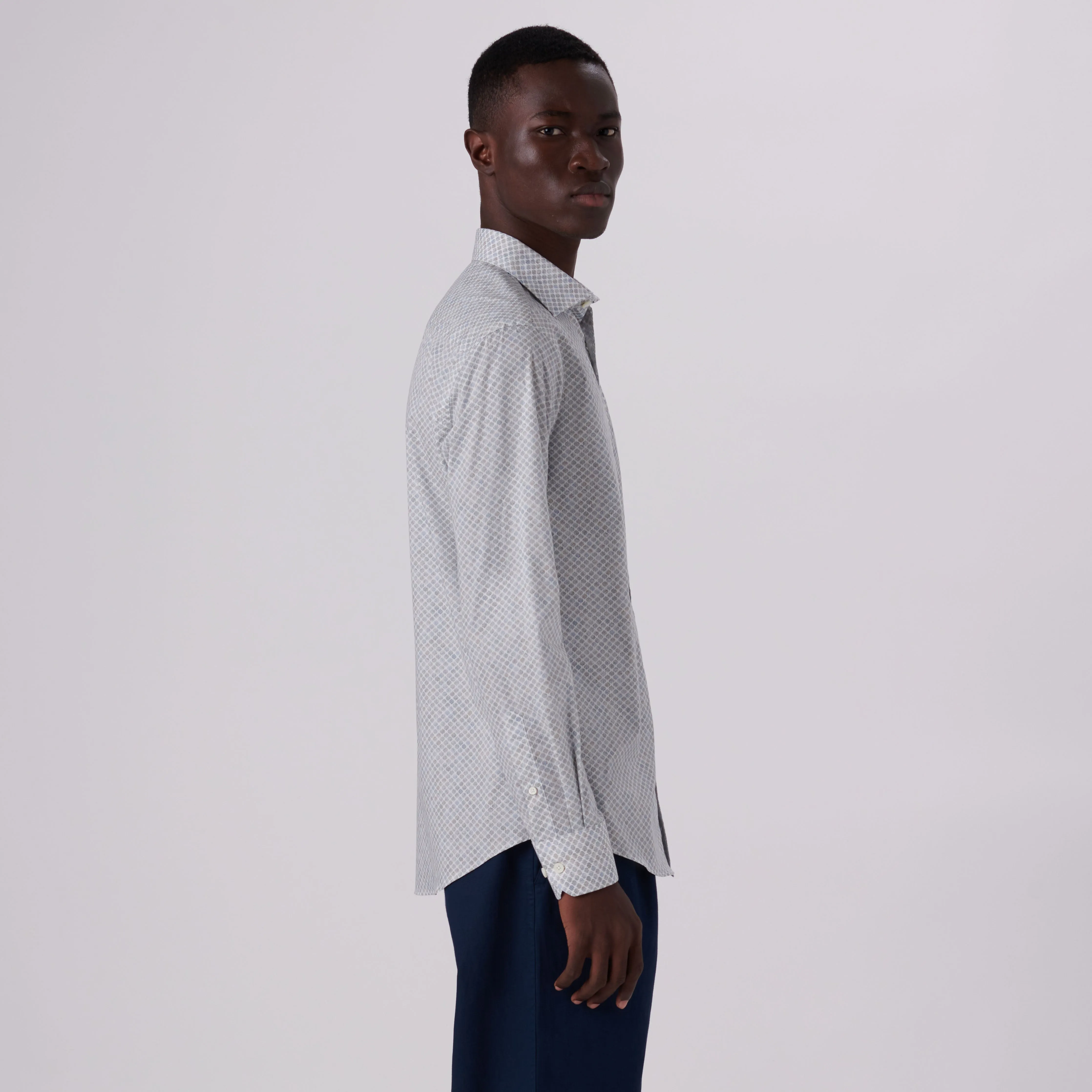 Axel Ogee Print Shirt sold by Bugatchi product image thumbnail 3