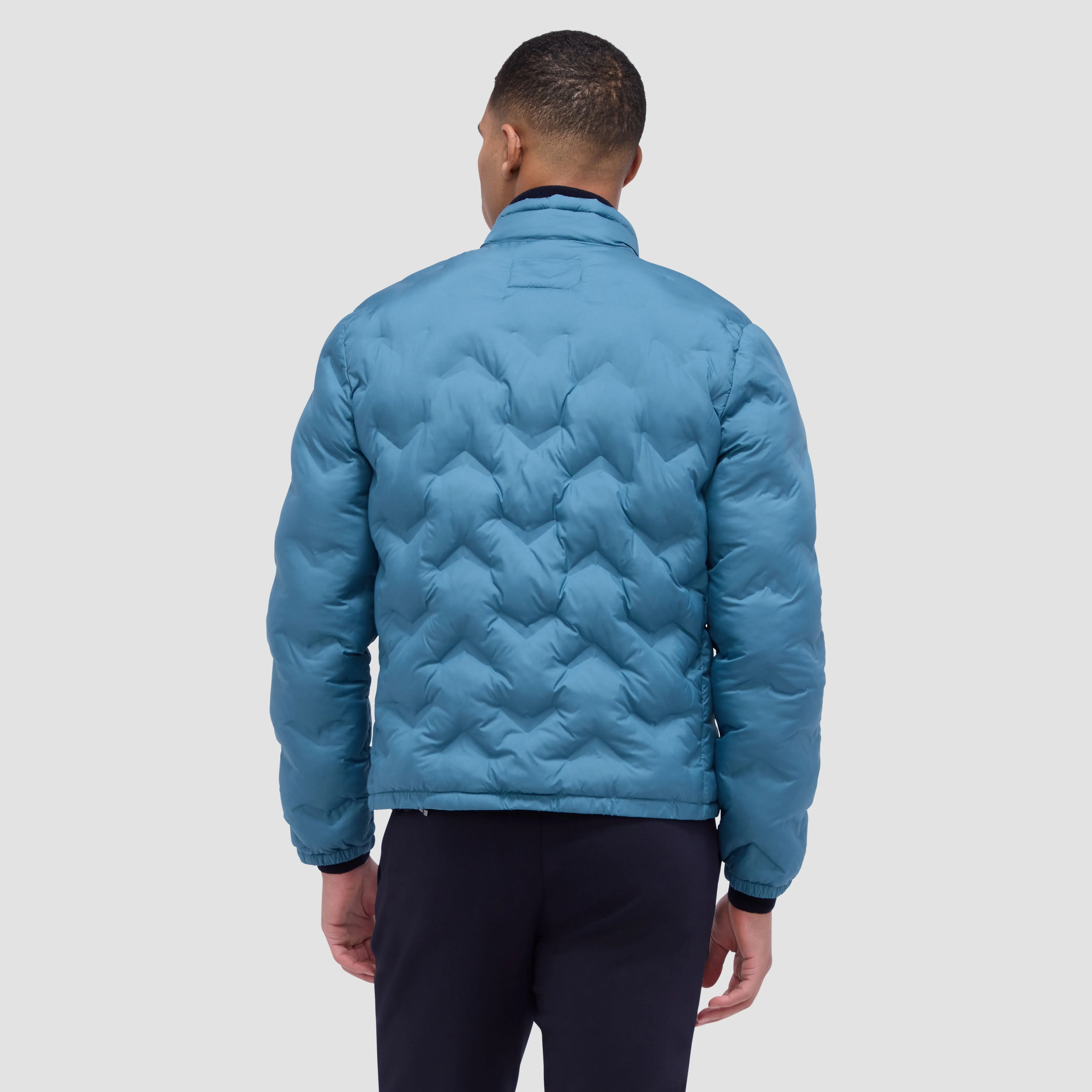 Chevron Quilted Puffer Jacket sold by Bugatchi product image thumbnail 4