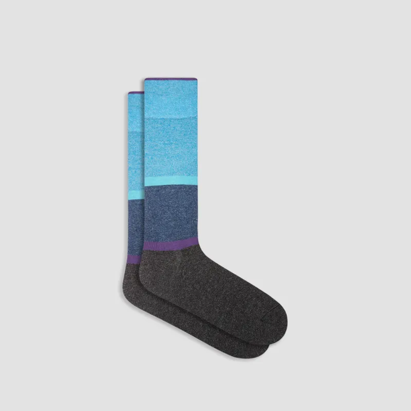 Color Block Mid-Calf Socks sold by Bugatchi