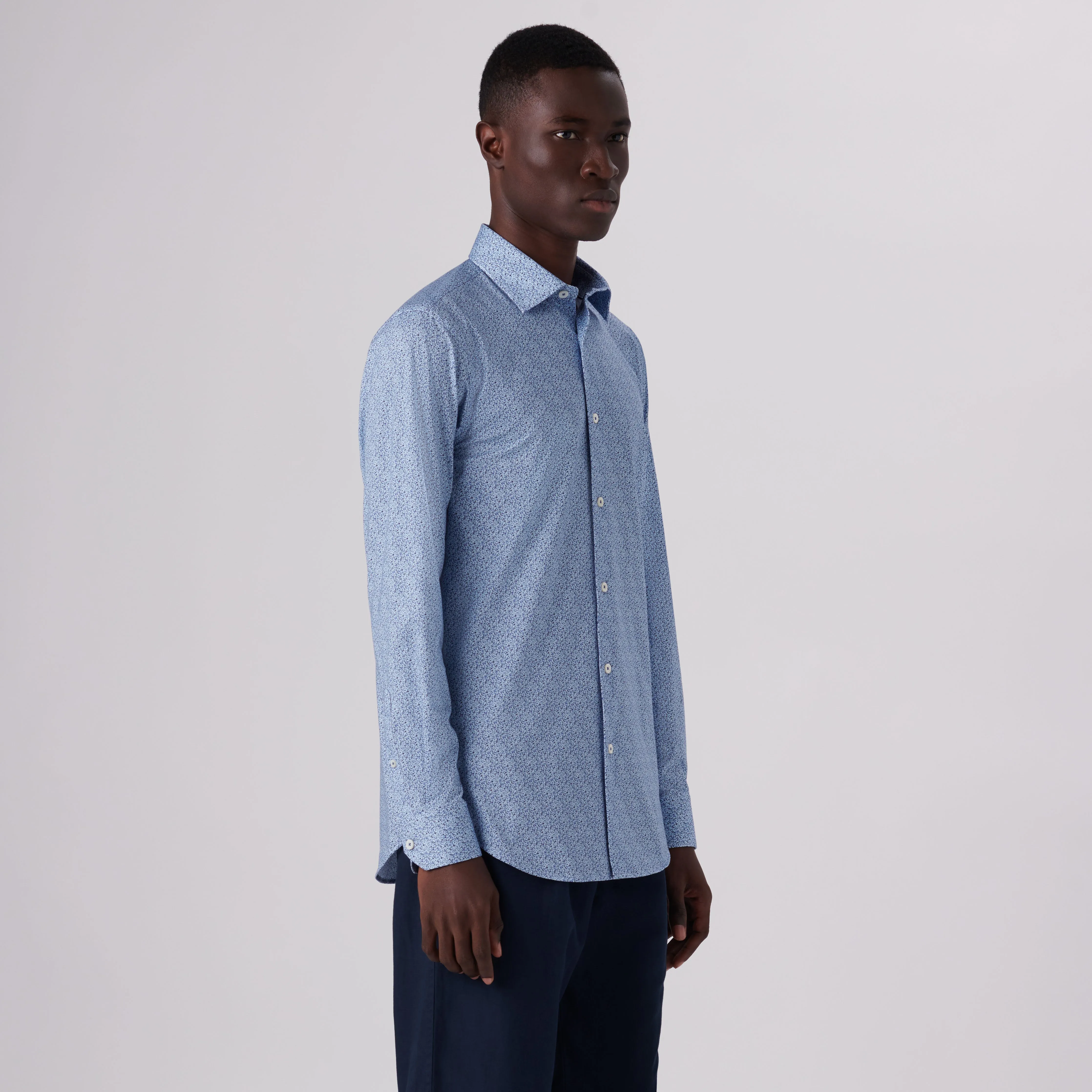 James Abstract Print OoohCotton Shirt sold by Bugatchi product image thumbnail 3