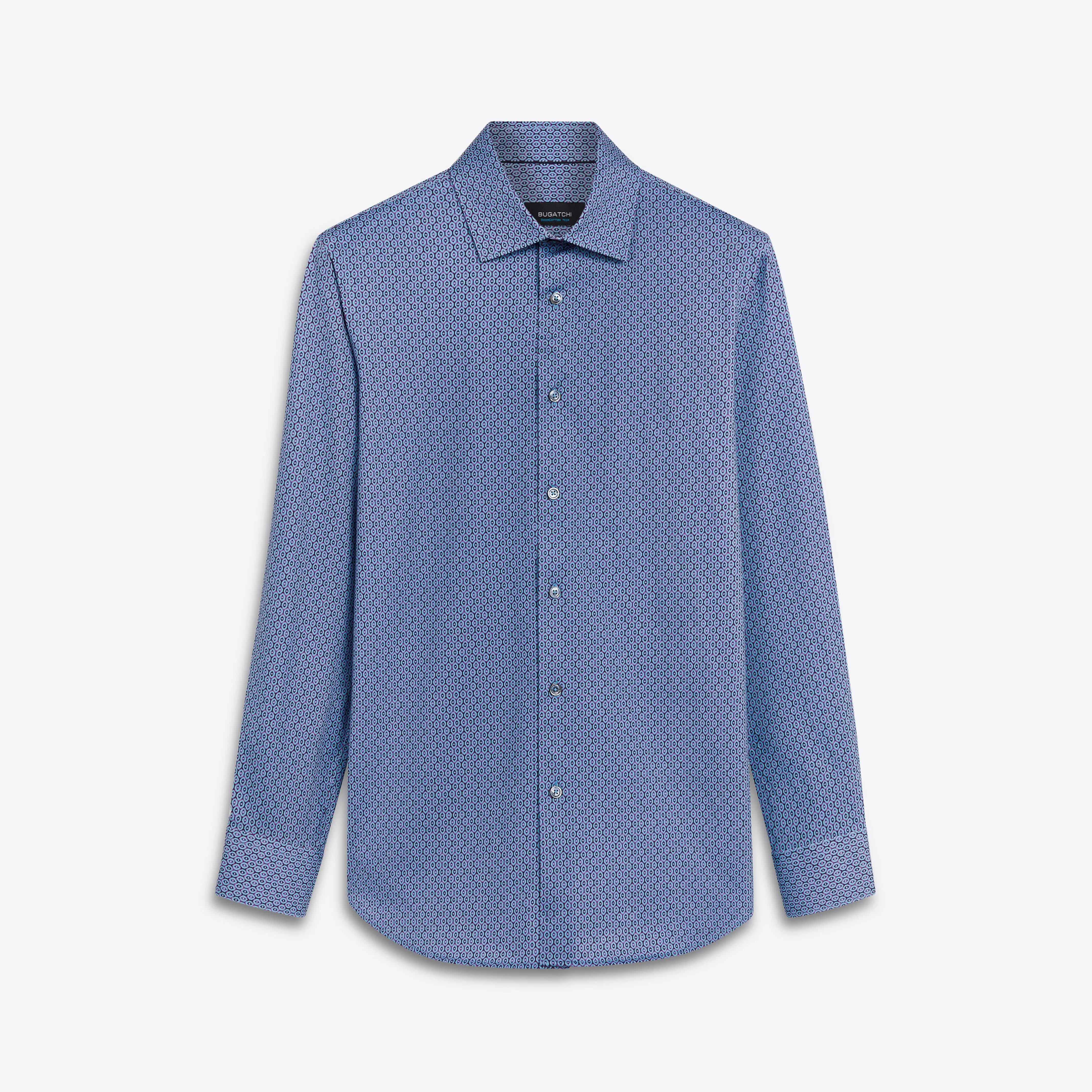 JAMES Beehive Print OoohCotton Shirt sold by Bugatchi