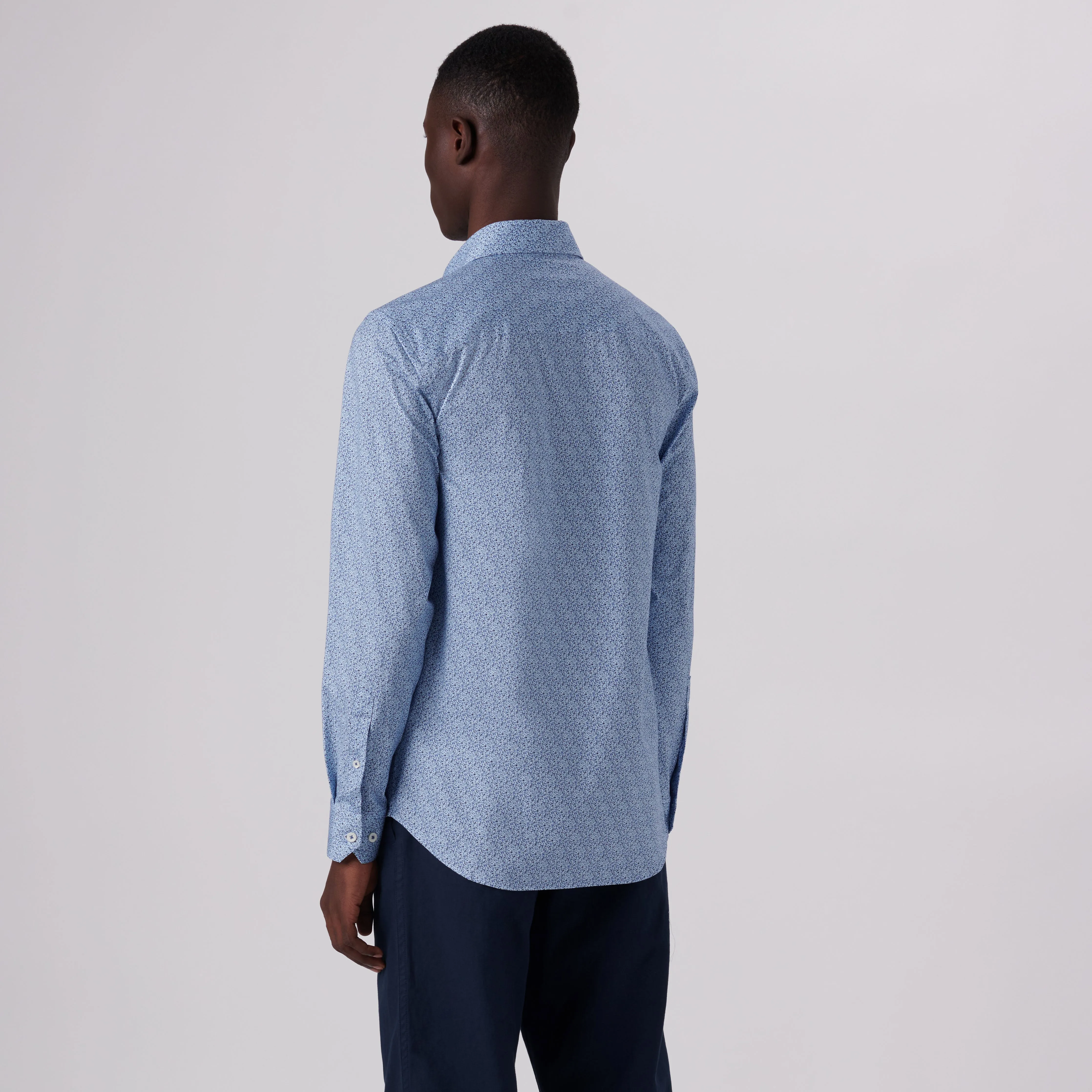 James Abstract Print OoohCotton Shirt sold by Bugatchi product image thumbnail 4