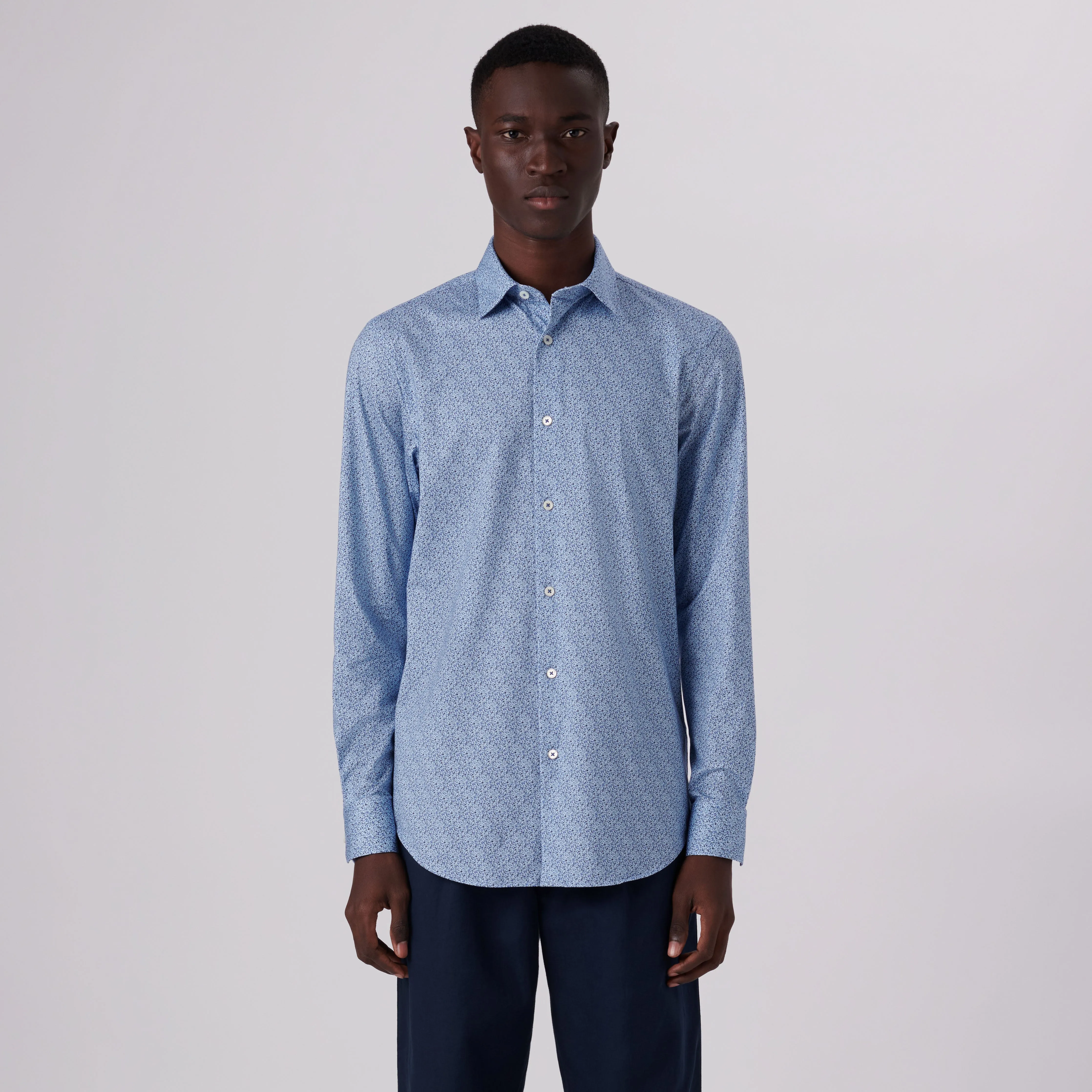 James Abstract Print OoohCotton Shirt sold by Bugatchi product image thumbnail 2