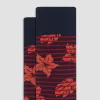 Striped Floral Mid-Calf Socks sold by Bugatchi