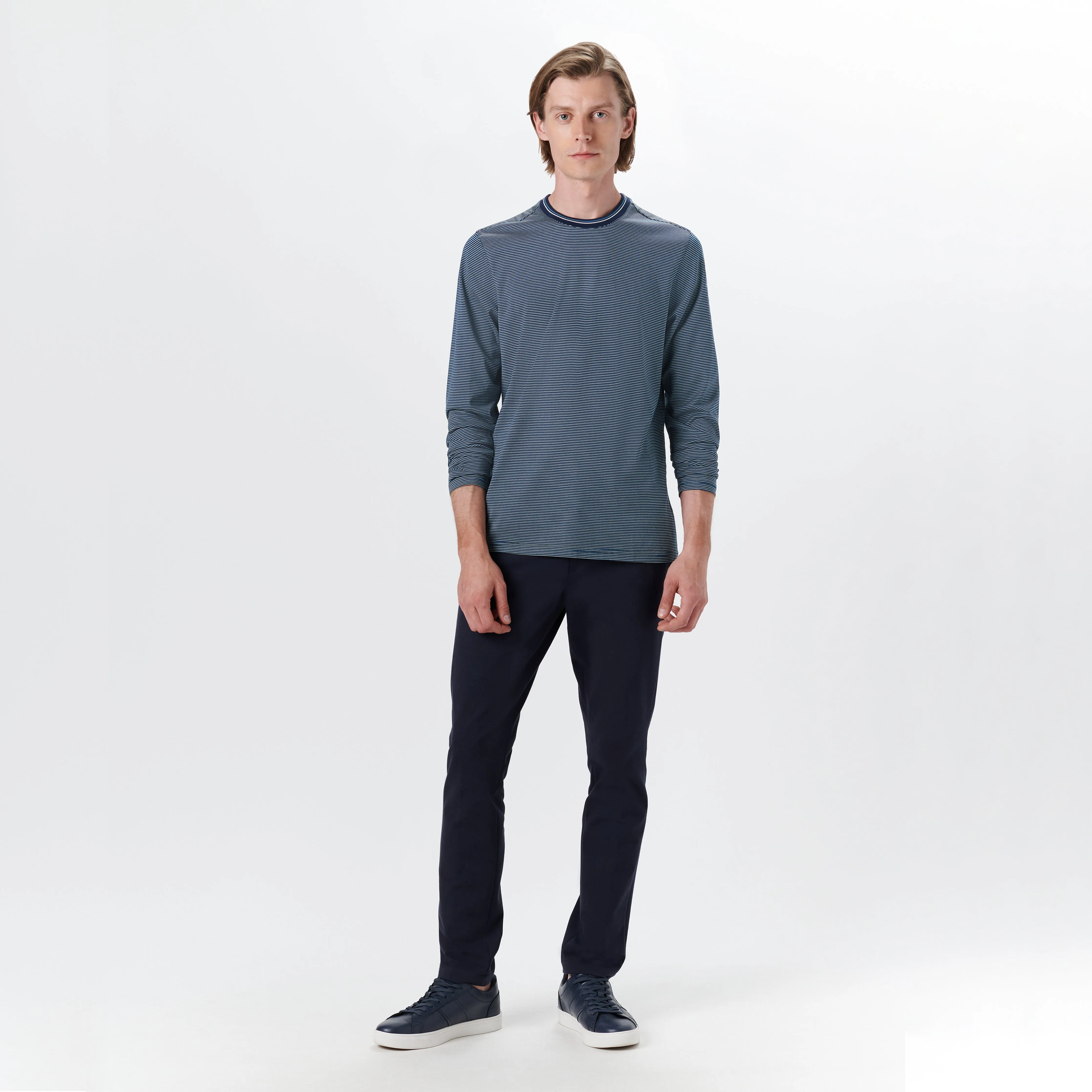 Long Sleeve Crew Neck sold by Bugatchi product image thumbnail 5