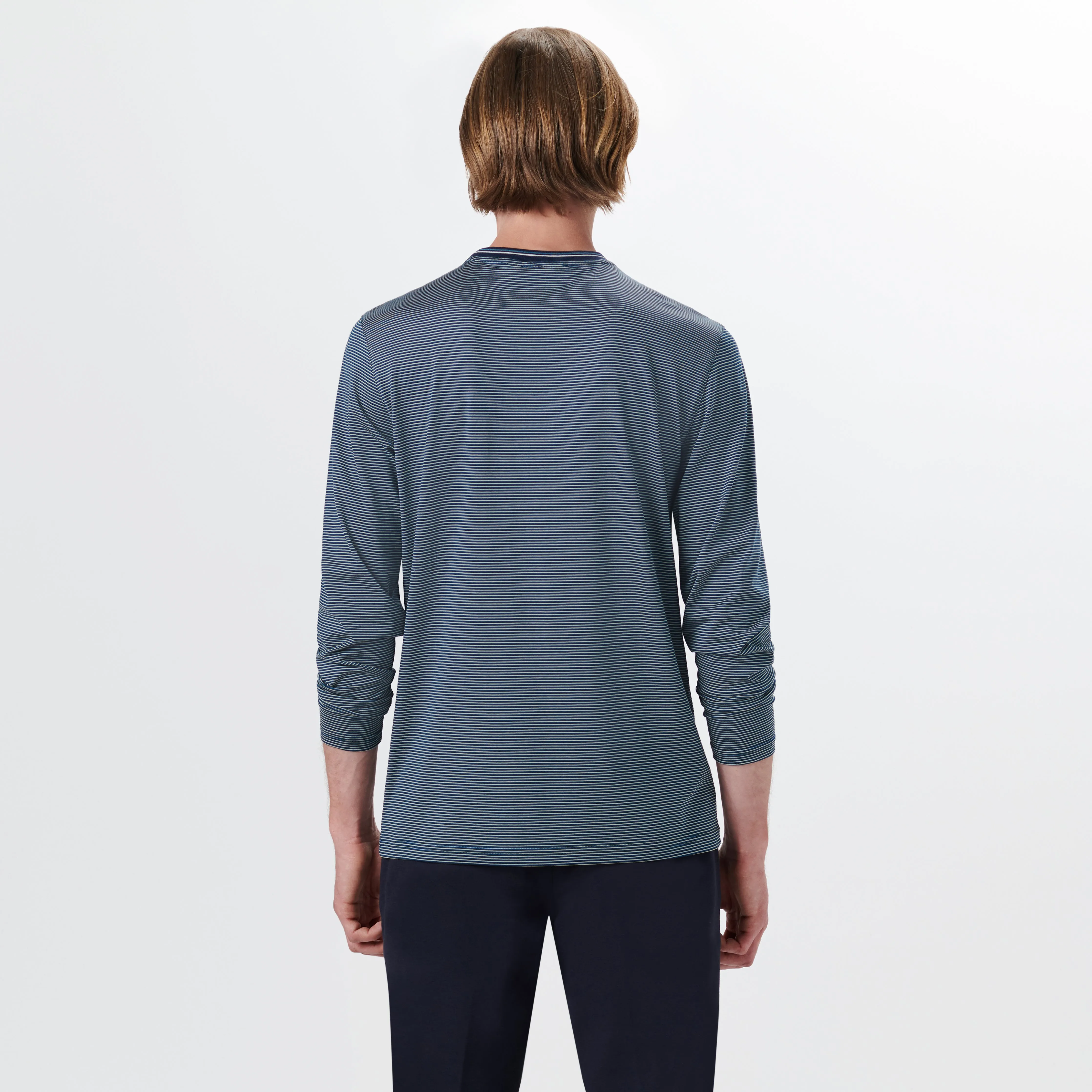 Long Sleeve Crew Neck sold by Bugatchi product image thumbnail 4