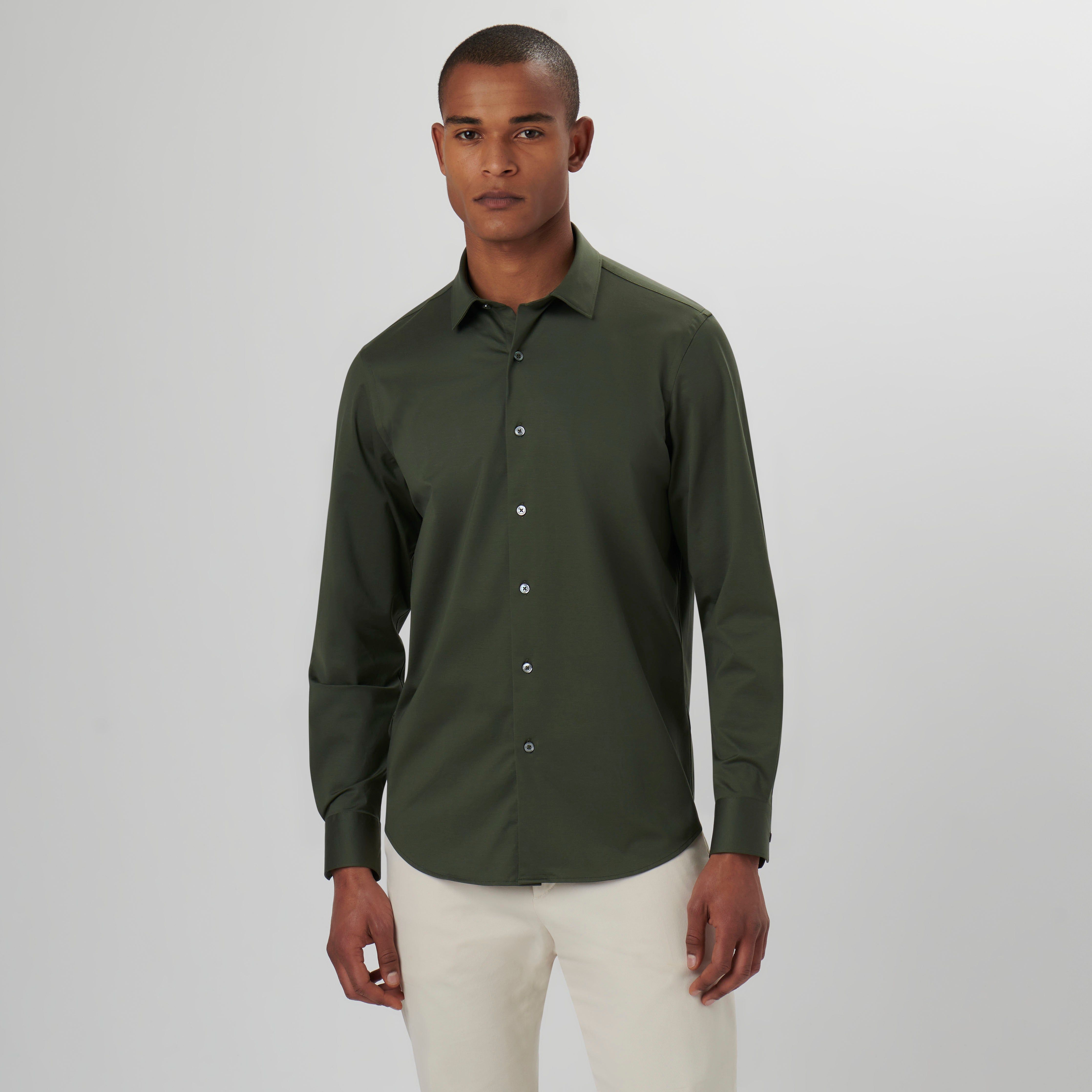 James Solid OoohCotton Shirt sold by Bugatchi product image thumbnail 2