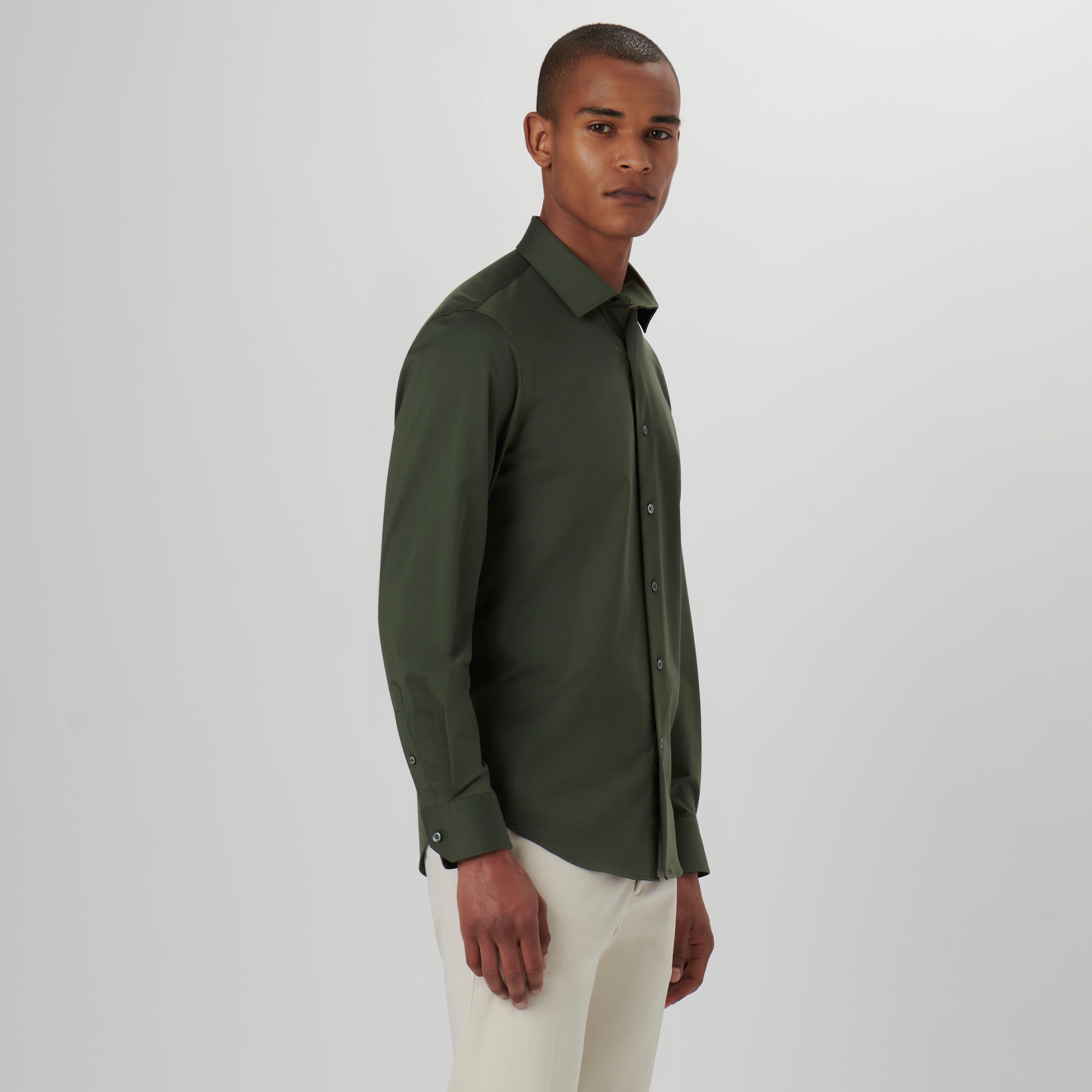 James Solid OoohCotton Shirt sold by Bugatchi product image thumbnail 3