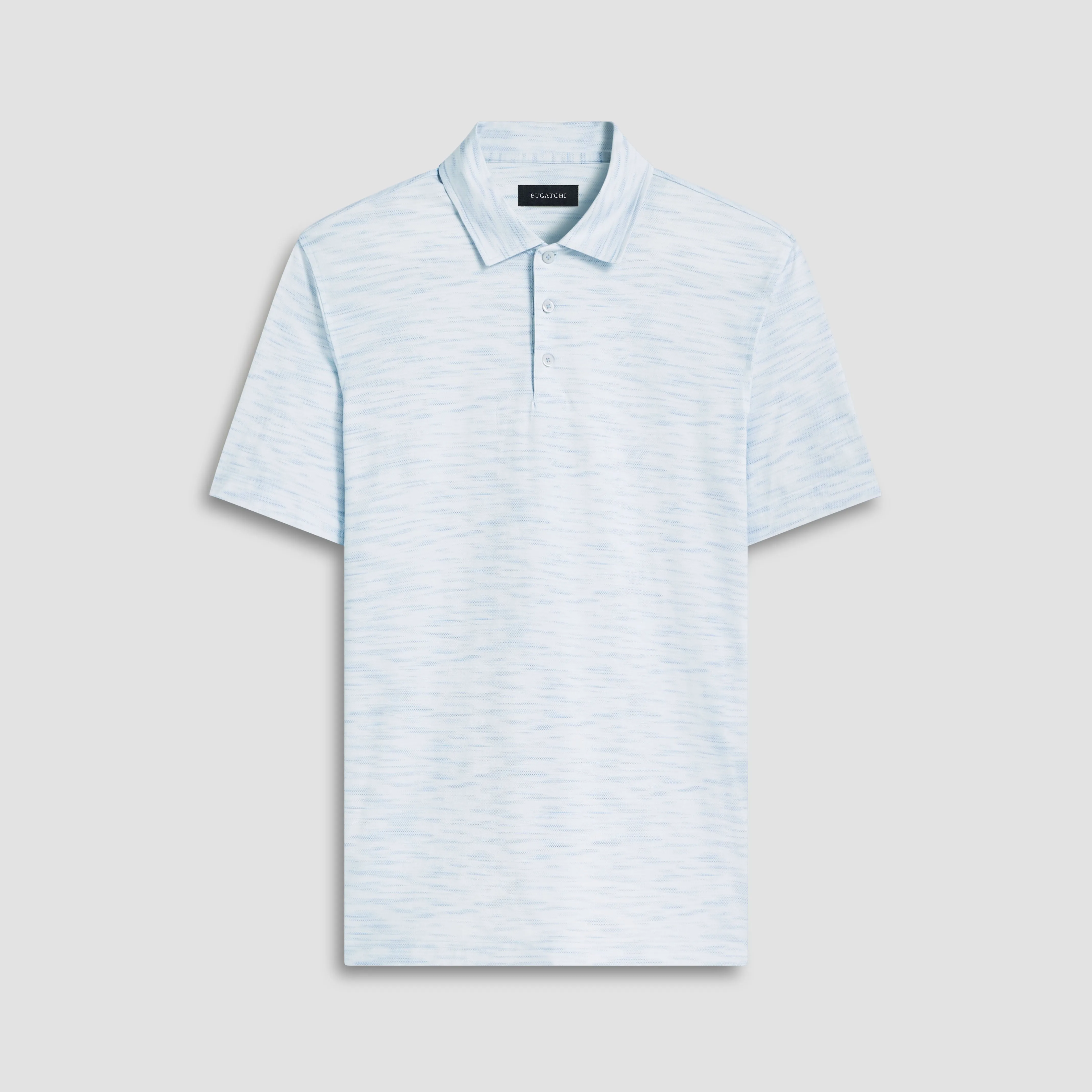 Victor Stitch Print OoohCotton Polo sold by Bugatchi