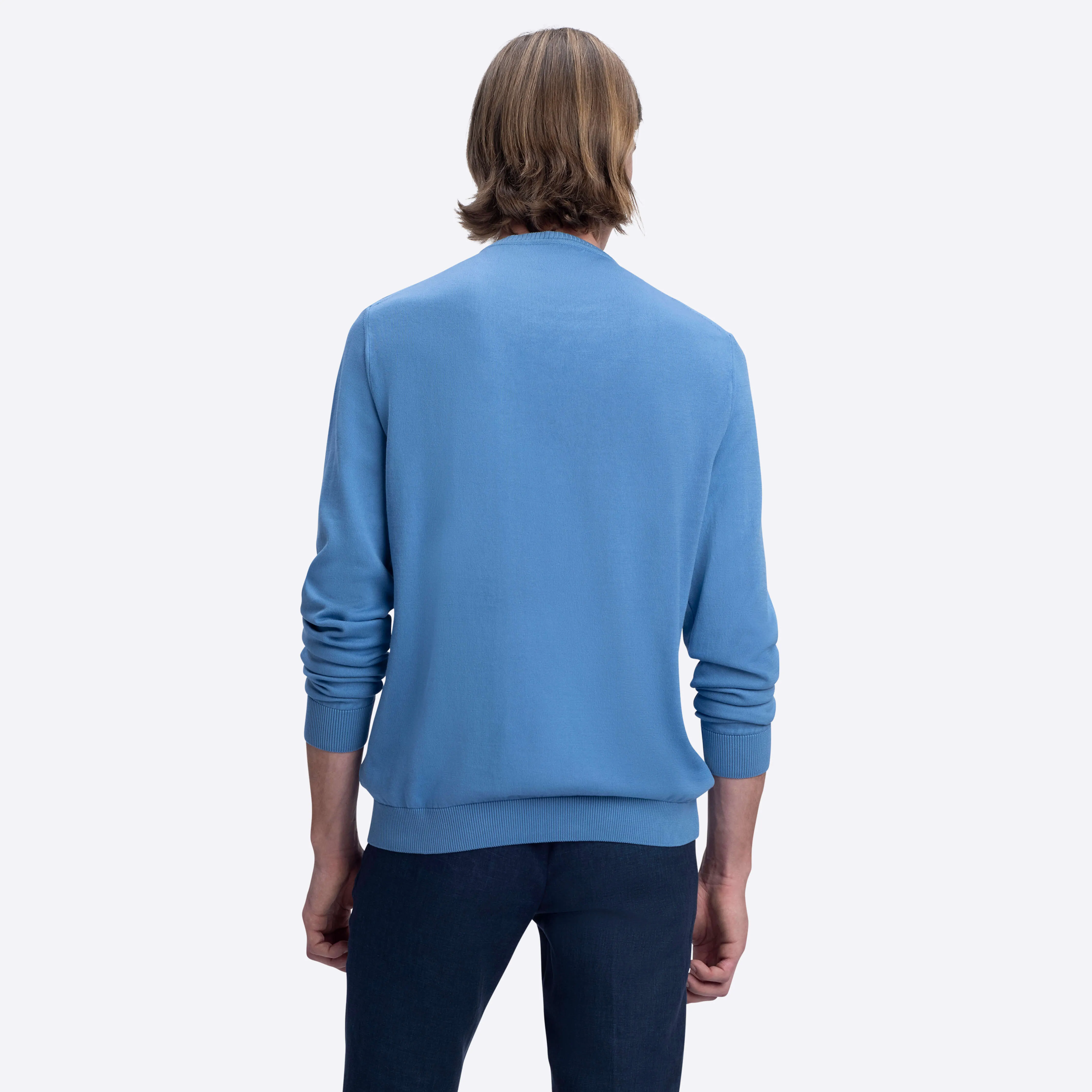 Diamond Crew Neck Sweater sold by Bugatchi product image thumbnail 4