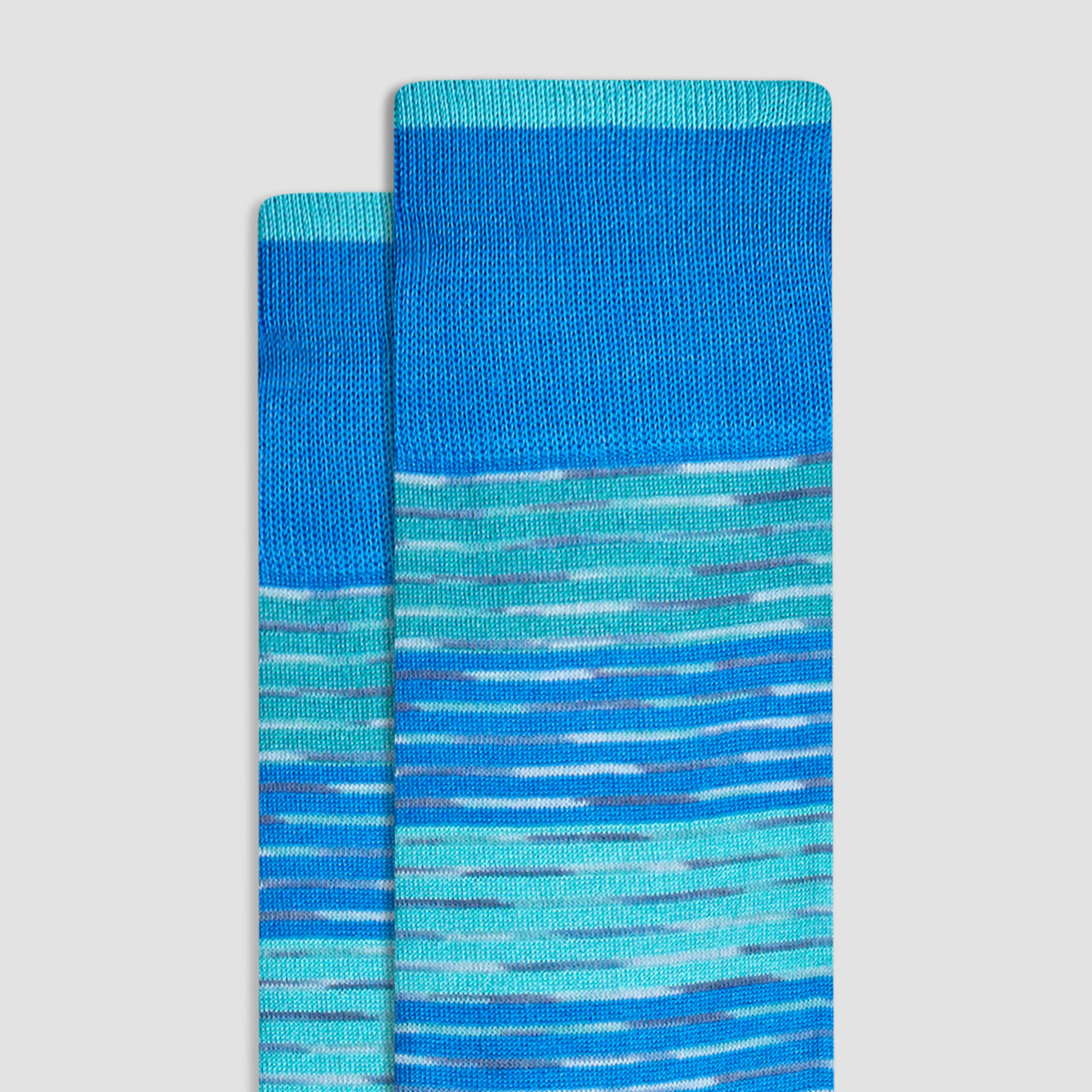 Heather Striped Mid-Calf Socks sold by Bugatchi product image thumbnail 2