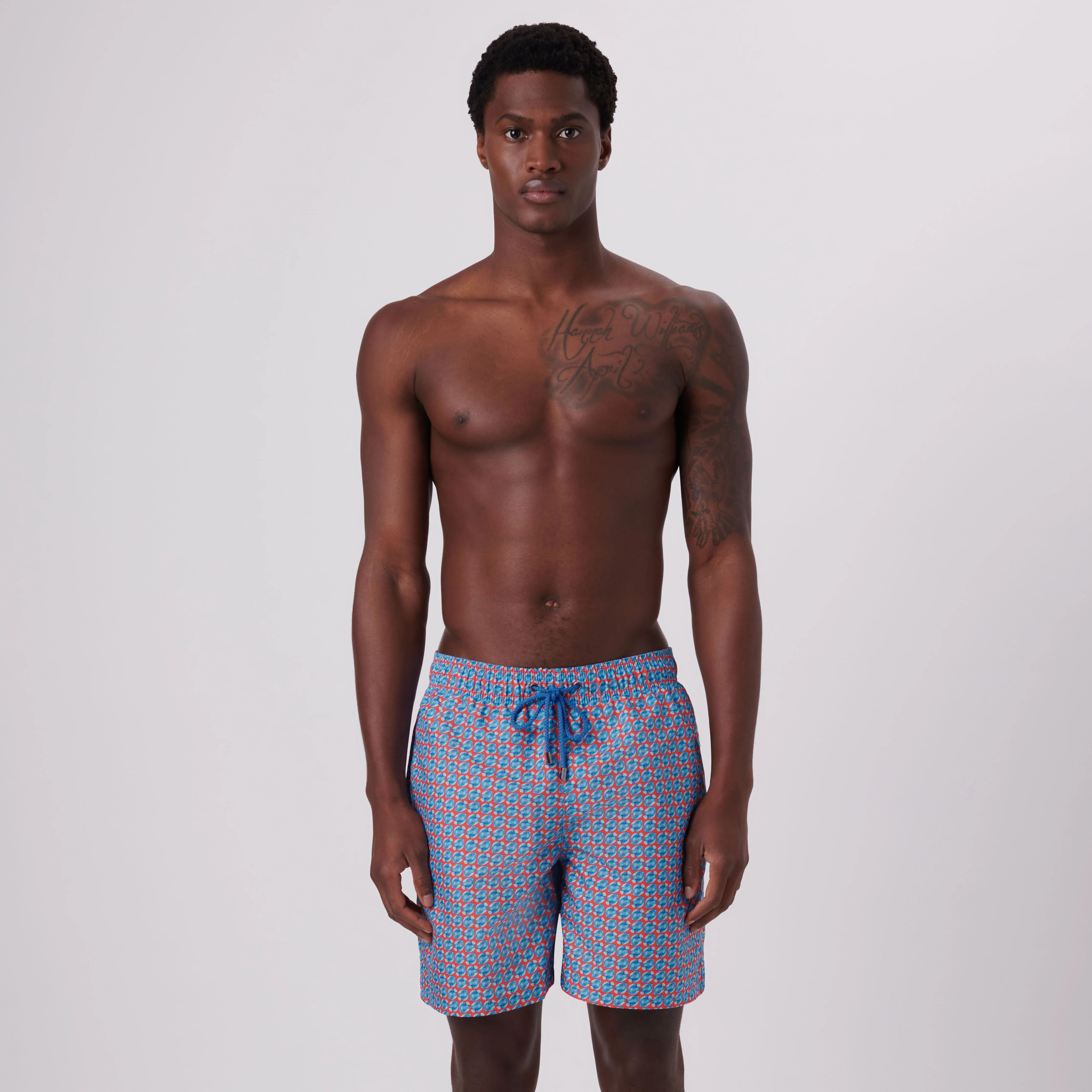 Cosmo Fish Swim Trunks sold by Bugatchi product image thumbnail 3