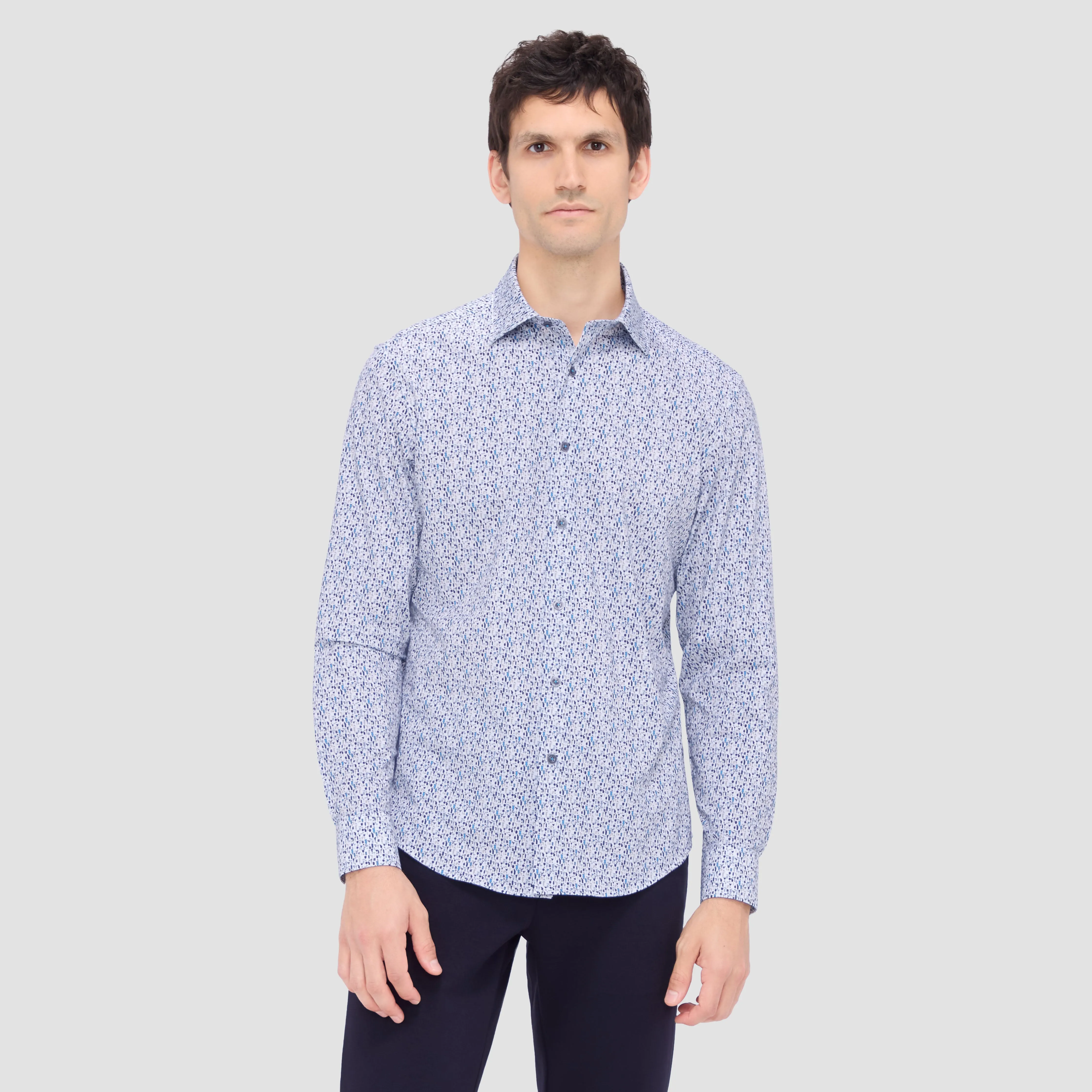 James Cocktail Print OoohCotton Shirt sold by Bugatchi product image thumbnail 2