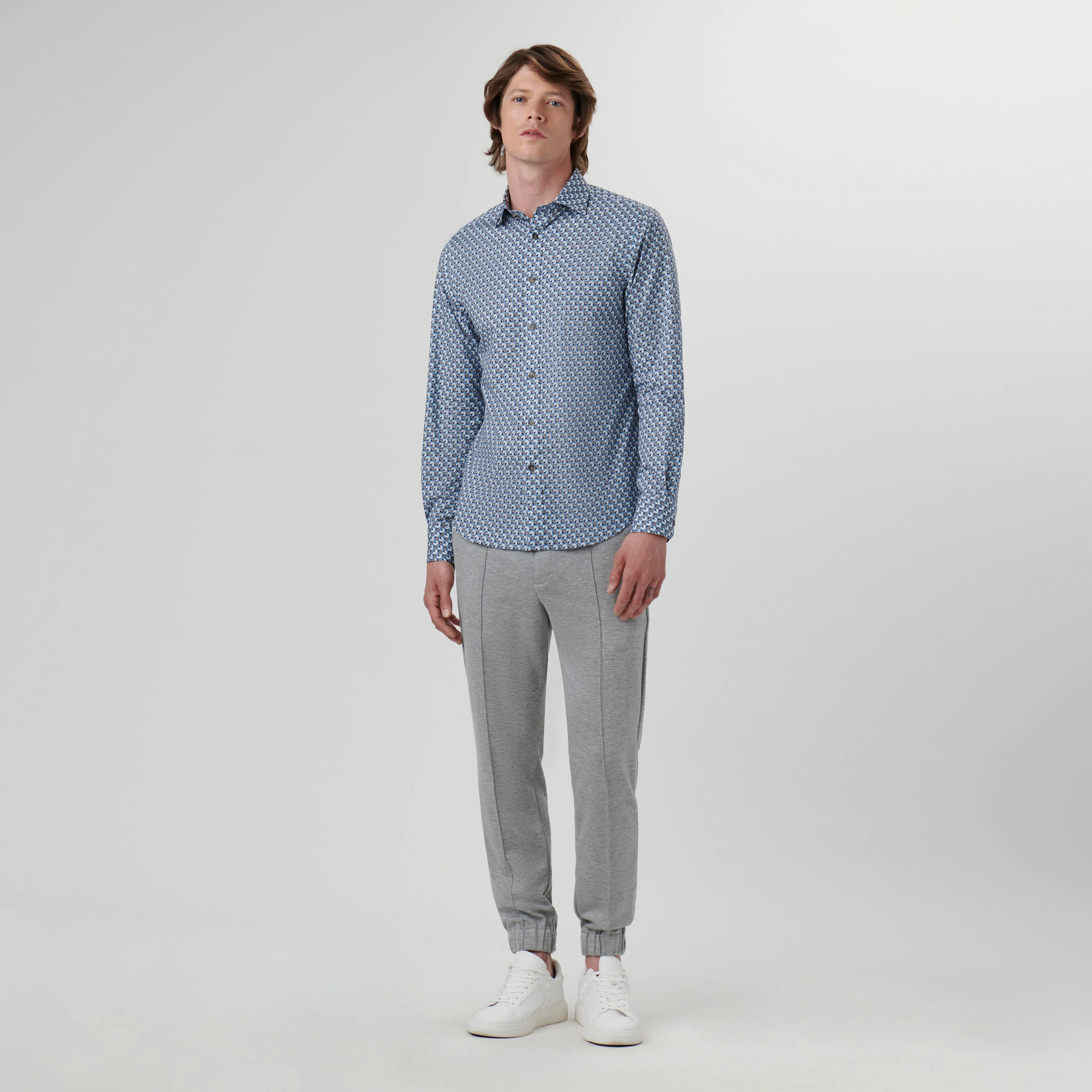 Axel Geometric Shirt sold by Bugatchi product image thumbnail 5